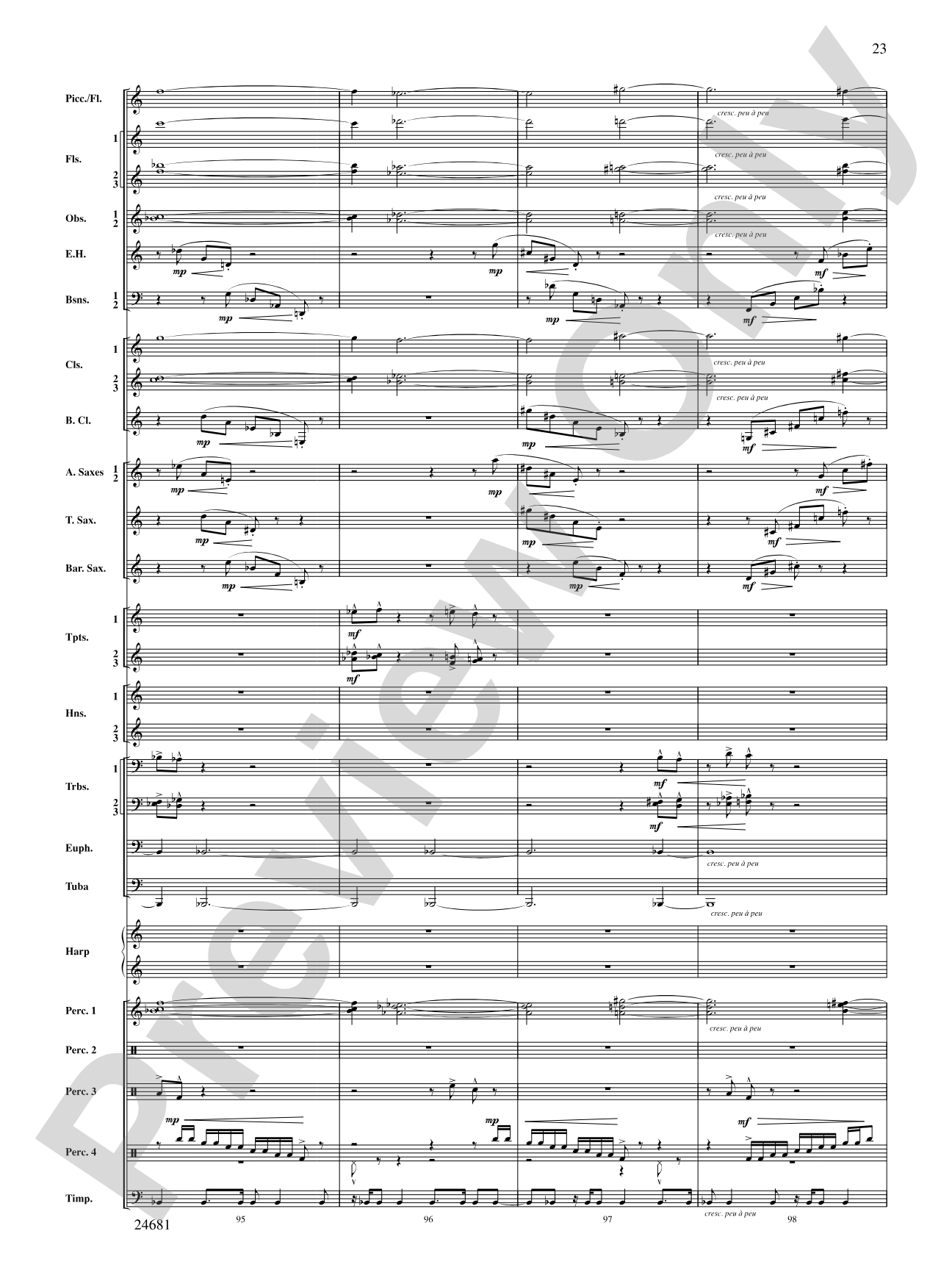 L'Esprit du Tour: A Fanfare for Lance: Concert Band Conductor Score & Parts