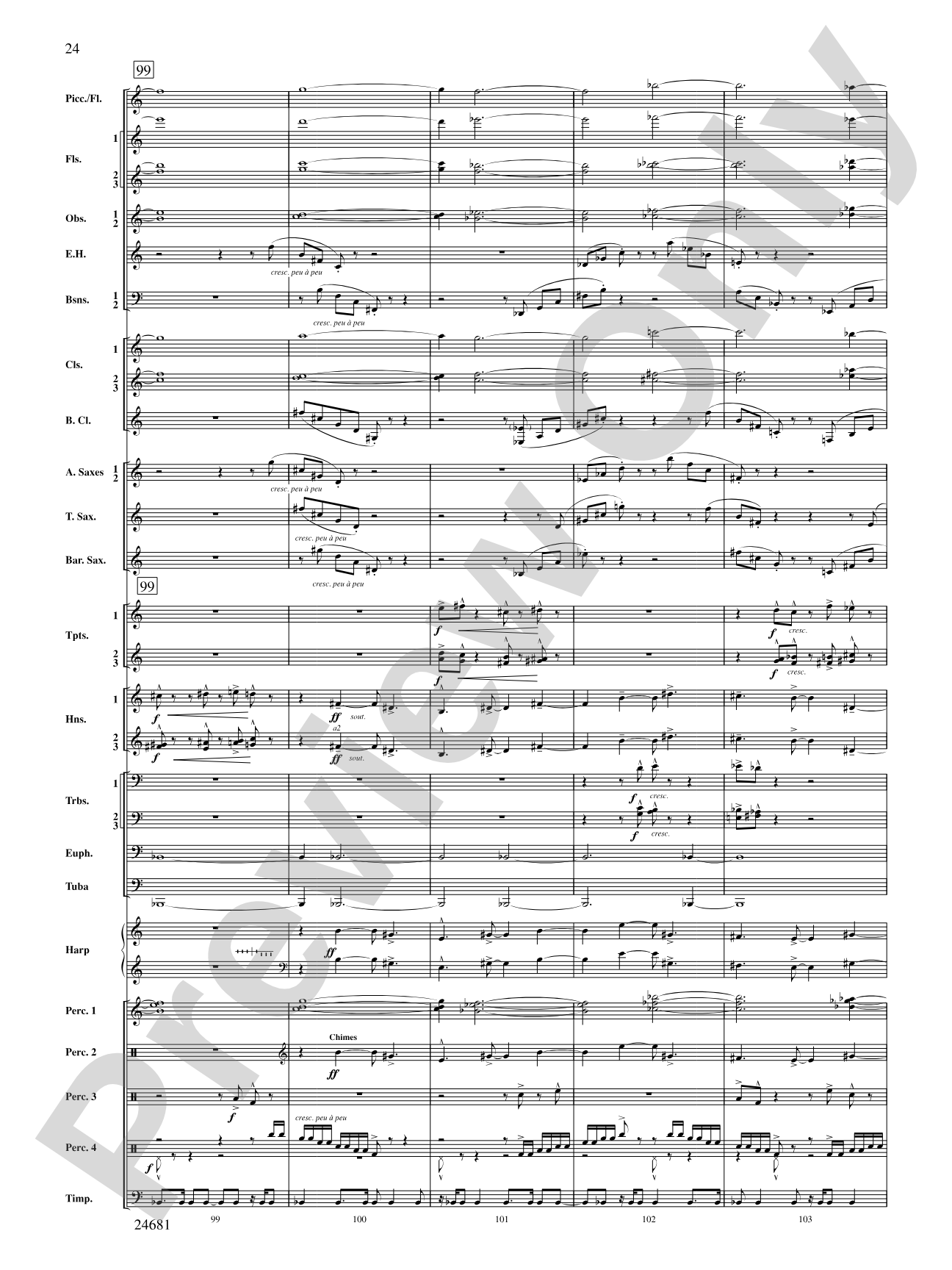 L'Esprit du Tour: A Fanfare for Lance: Concert Band Conductor Score & Parts