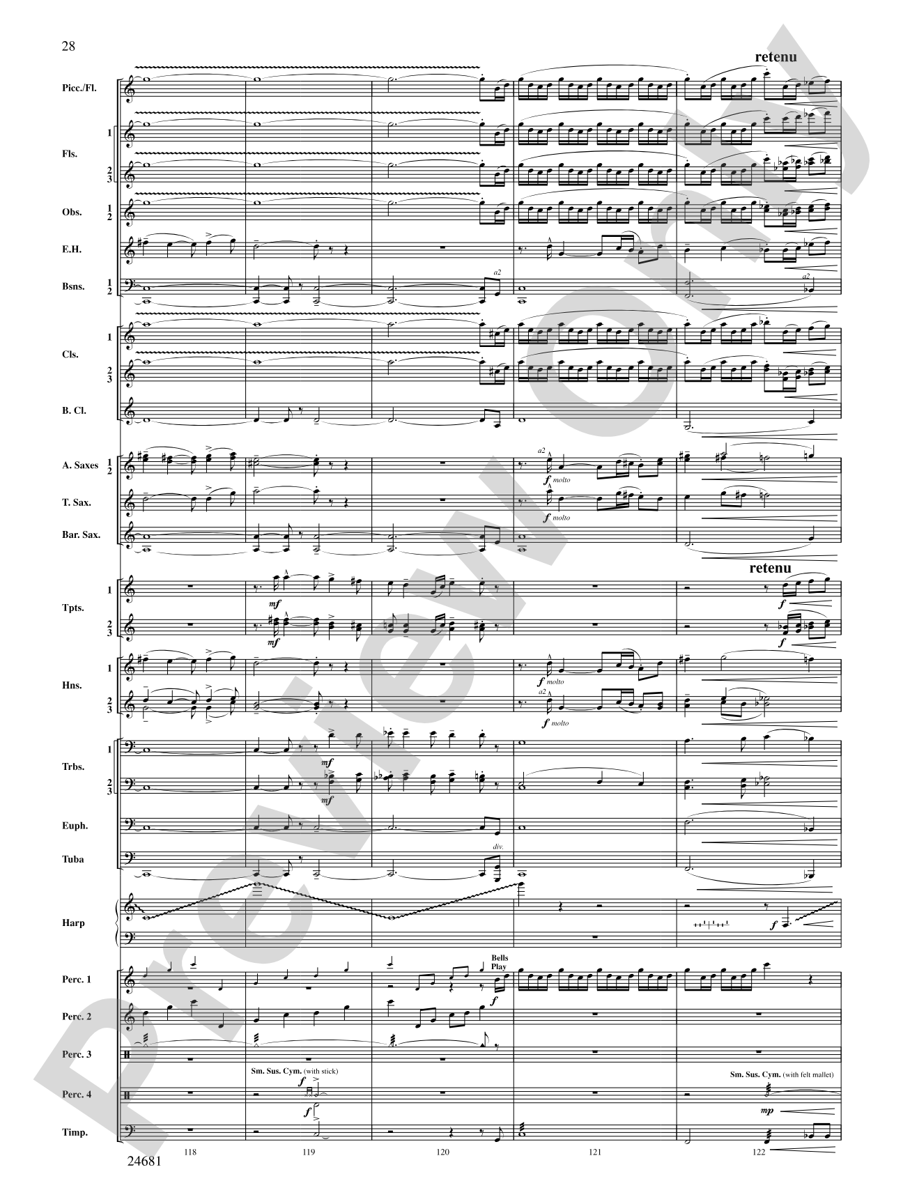 L'Esprit du Tour: A Fanfare for Lance: Concert Band Conductor Score & Parts