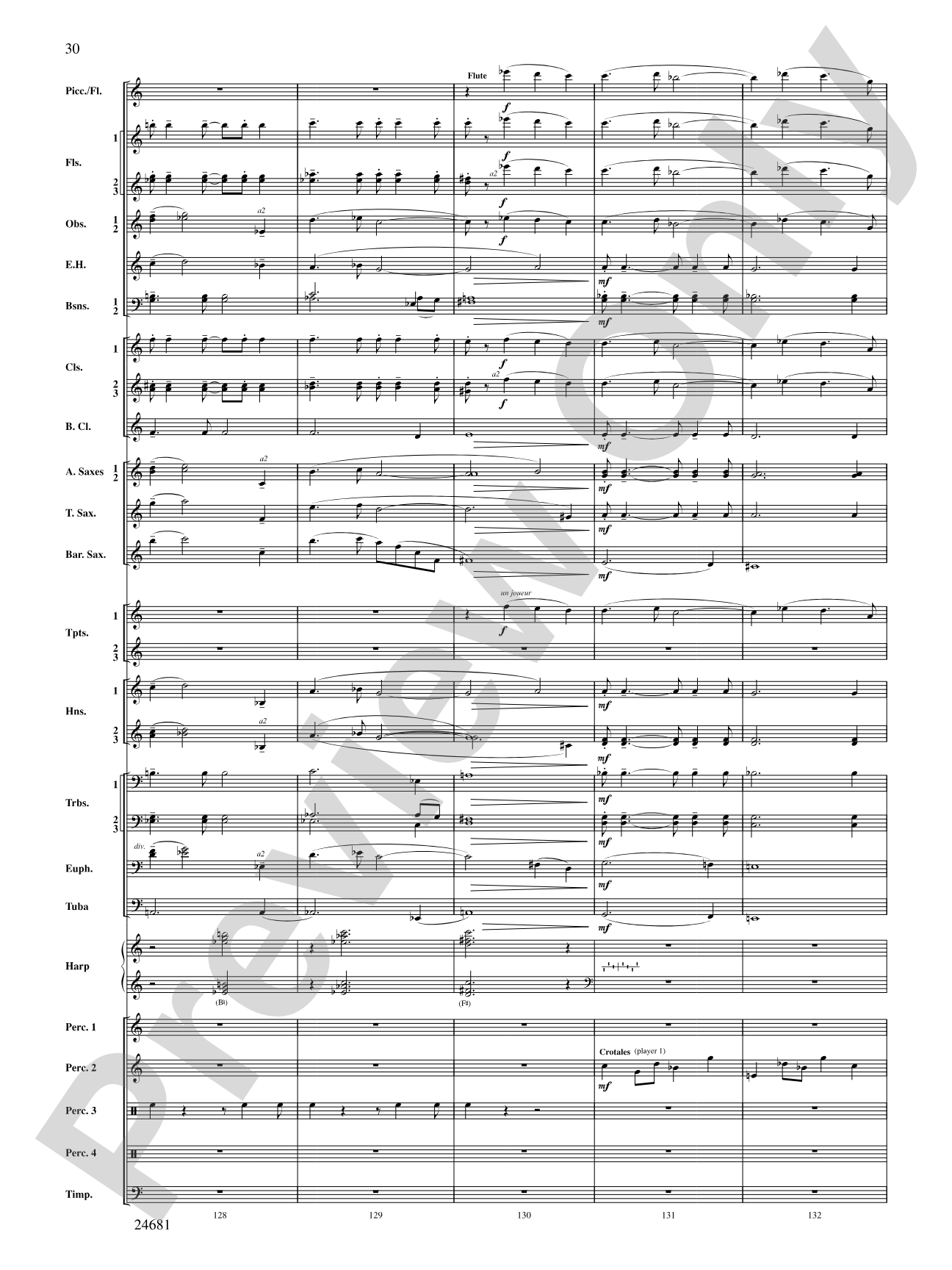 L'Esprit du Tour: A Fanfare for Lance: Concert Band Conductor Score & Parts