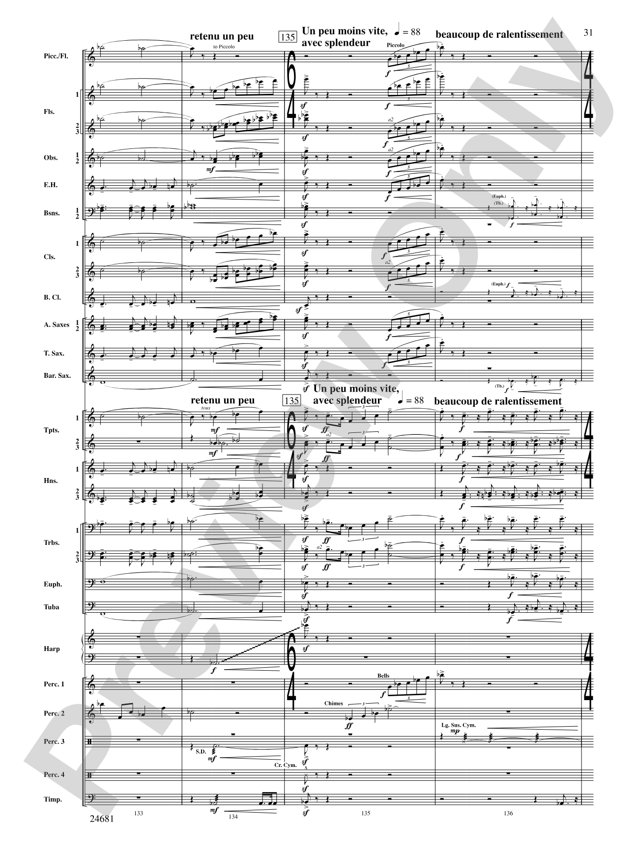 L'Esprit du Tour: A Fanfare for Lance: Concert Band Conductor Score & Parts