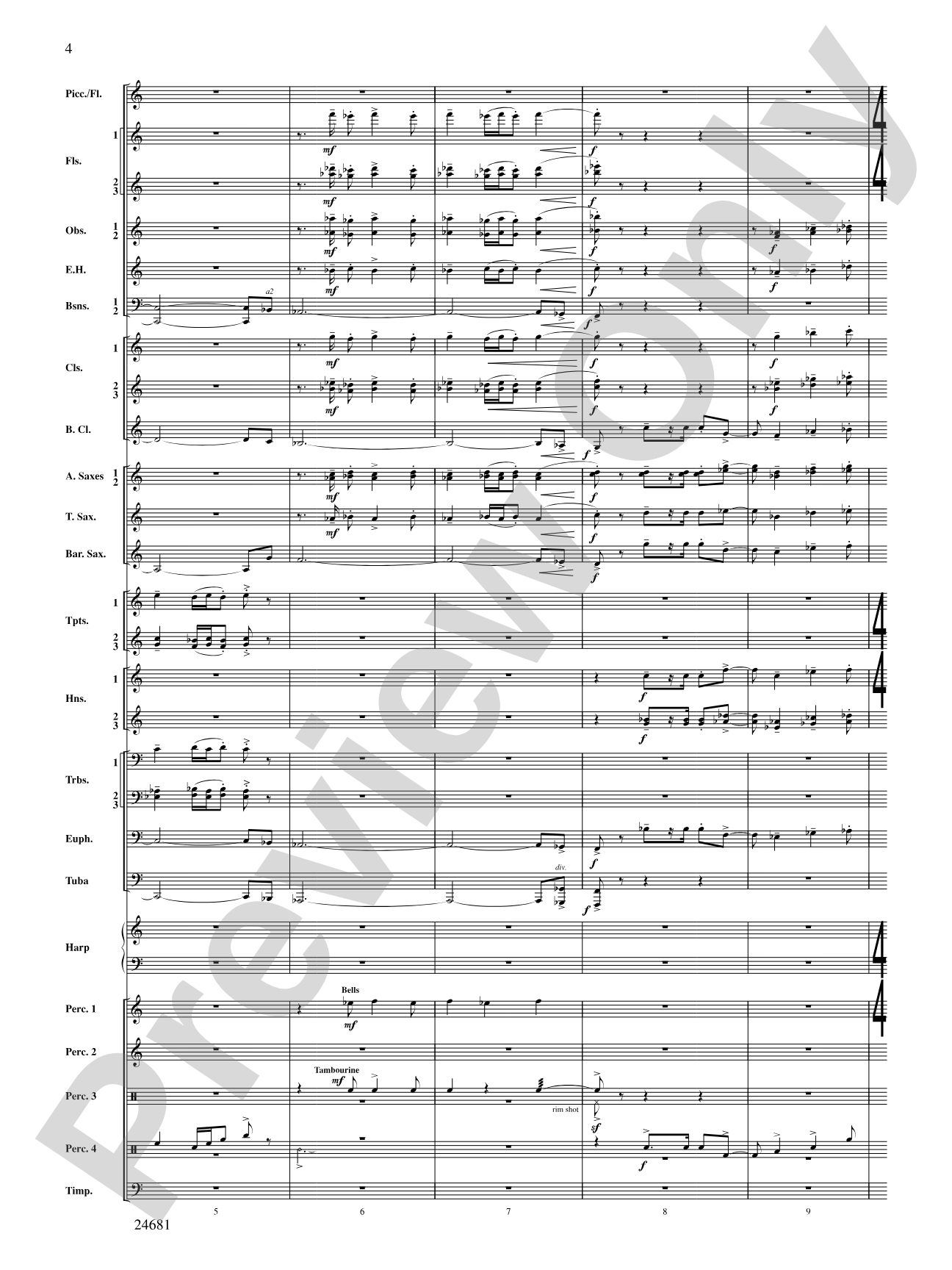 L'Esprit du Tour: A Fanfare for Lance: Concert Band Conductor Score & Parts