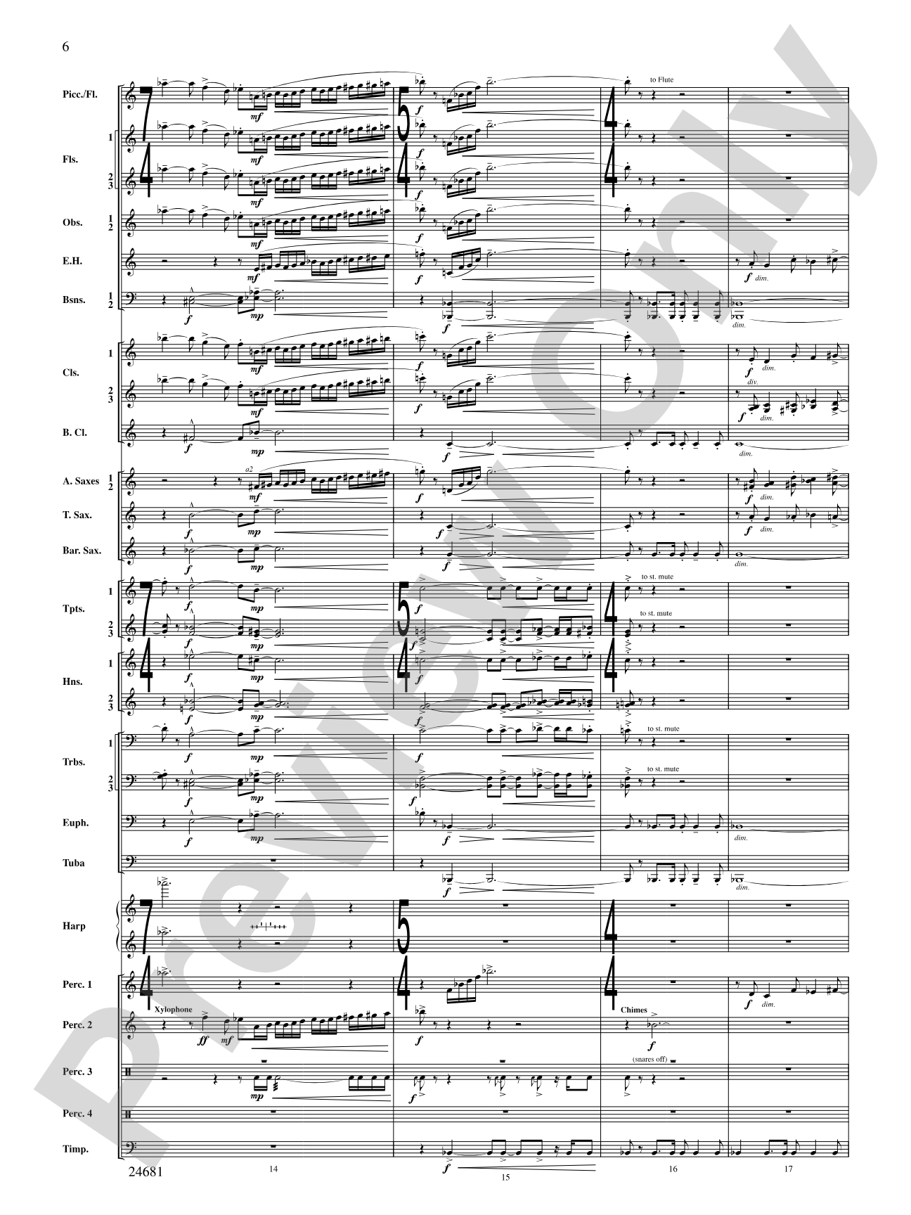 L'Esprit du Tour: A Fanfare for Lance: Concert Band Conductor Score & Parts