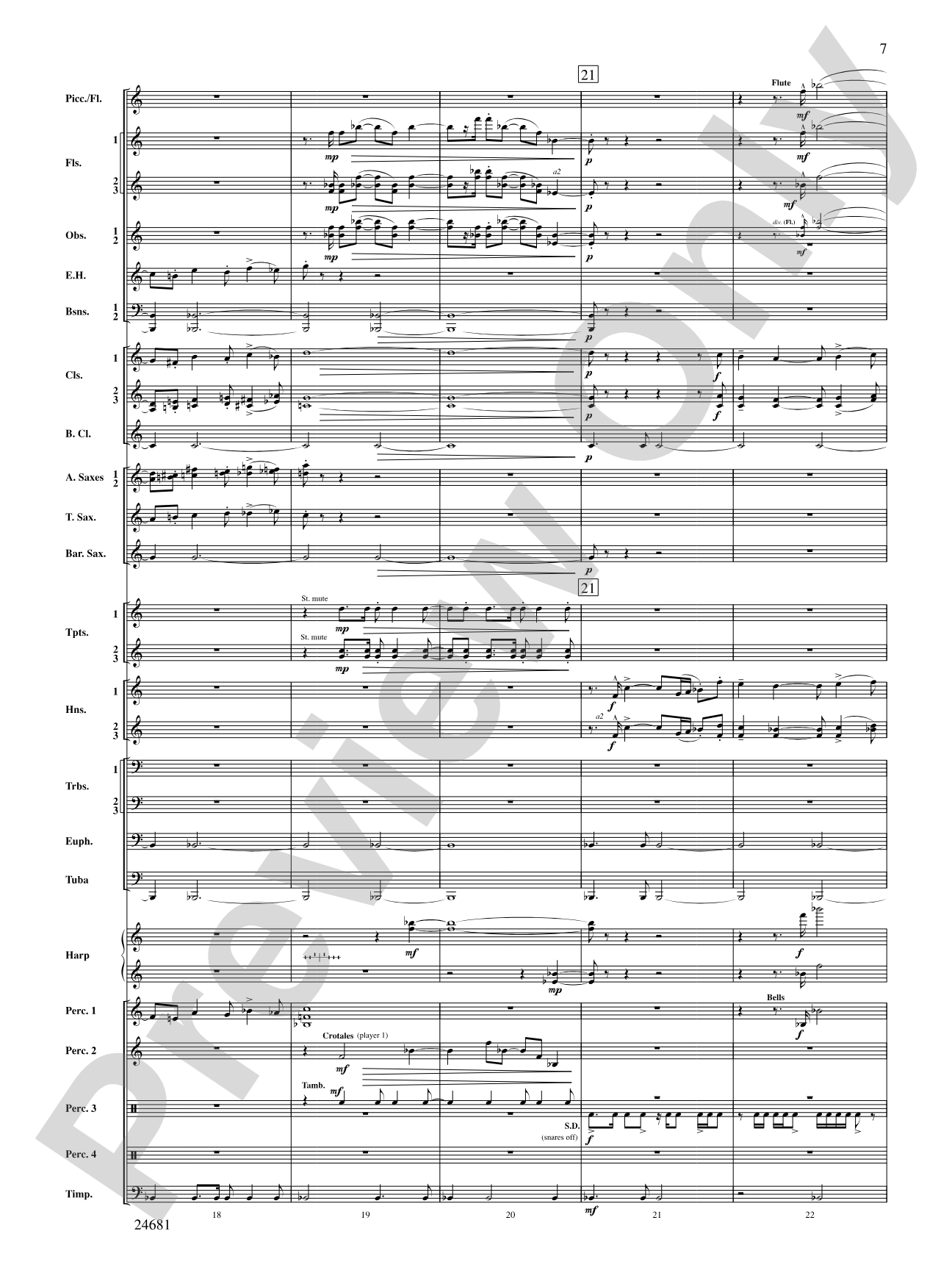 L'Esprit du Tour: A Fanfare for Lance: Concert Band Conductor Score & Parts