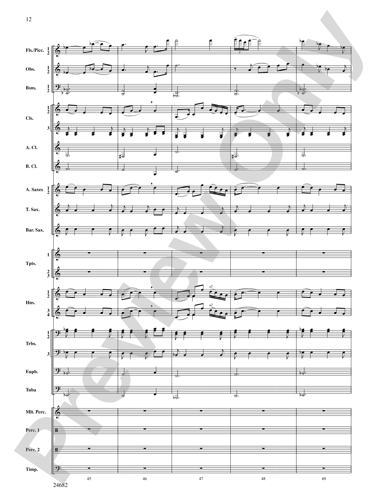 Symphonic Fanfare: Concert Band Conductor Score & Parts