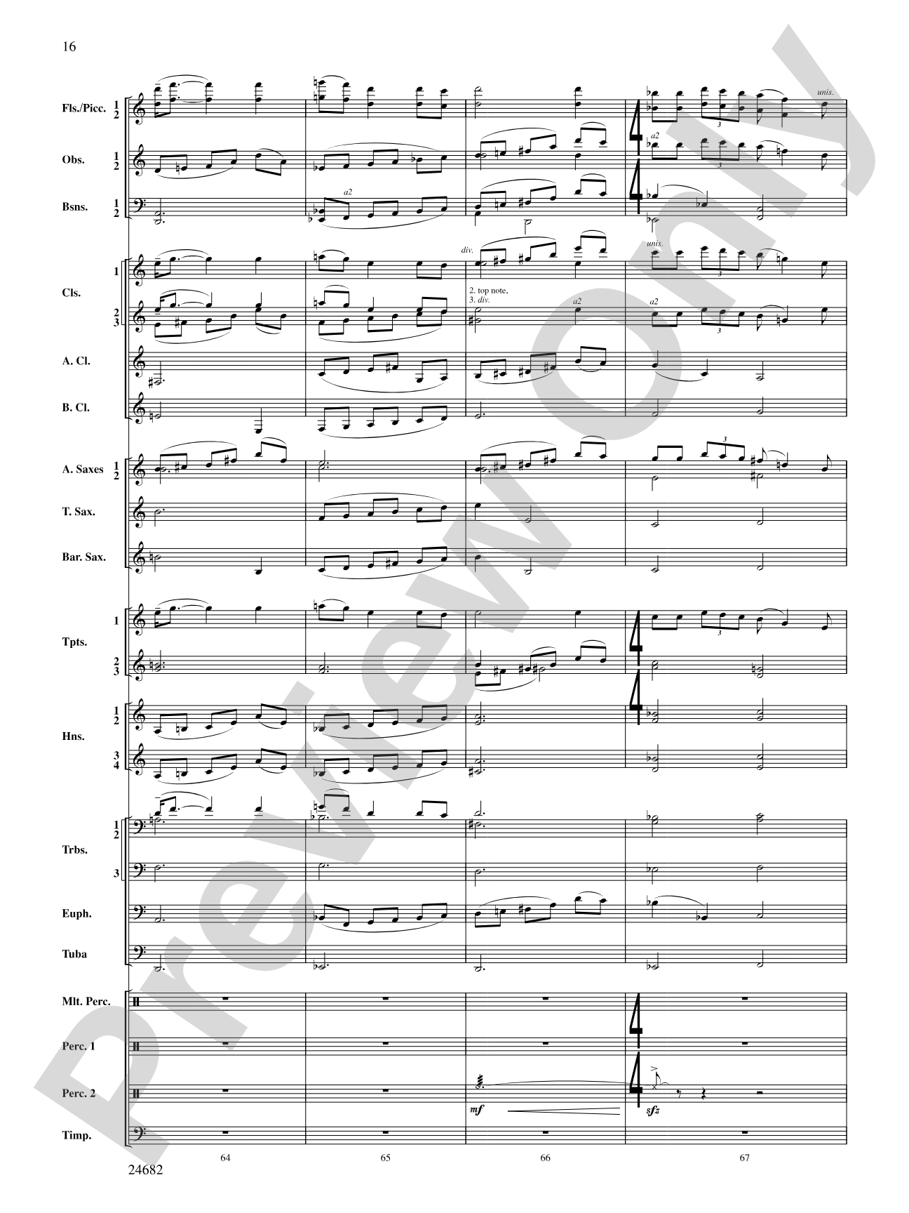 Symphonic Fanfare: Concert Band Conductor Score & Parts
