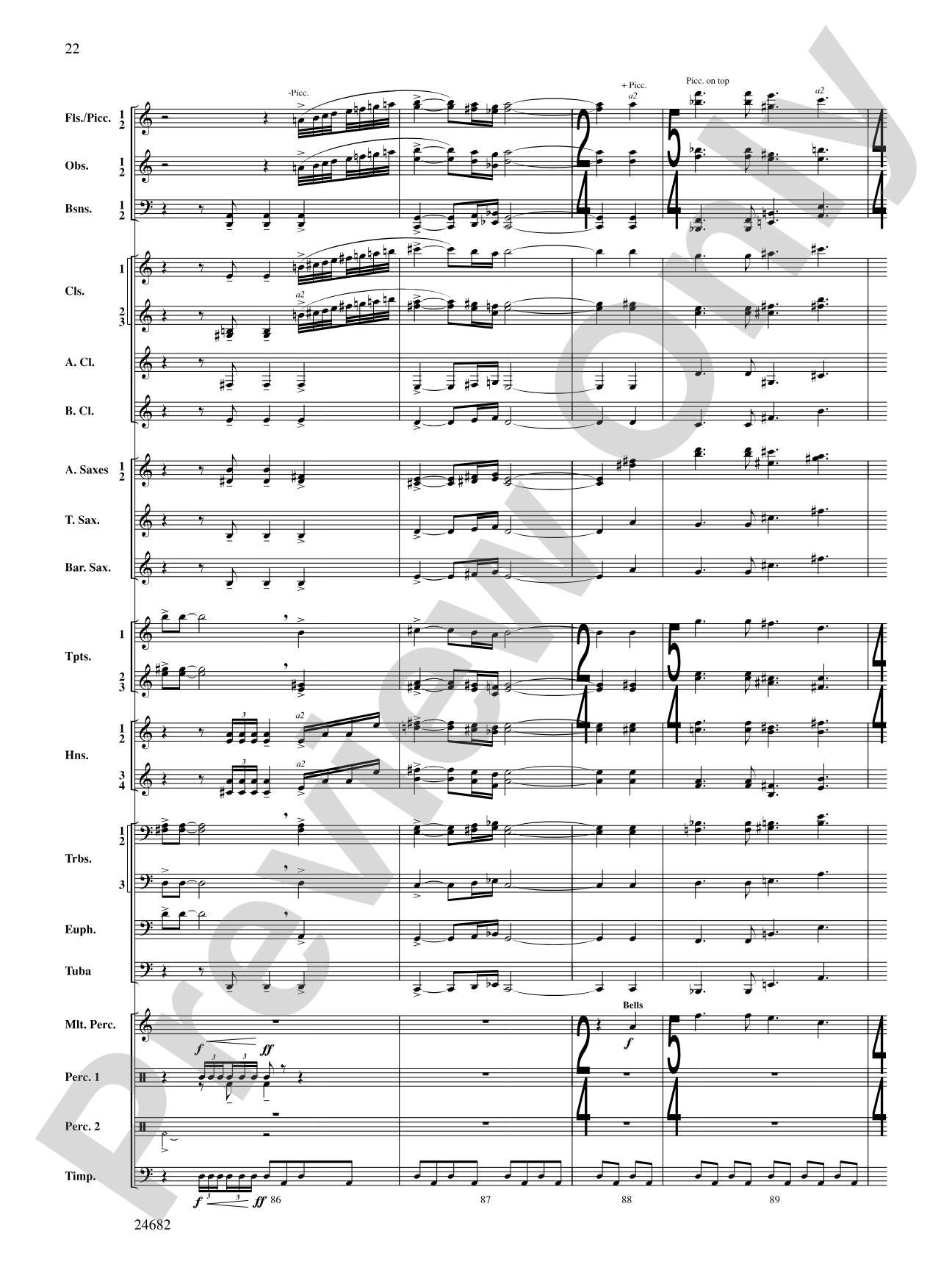 Symphonic Fanfare: Concert Band Conductor Score & Parts