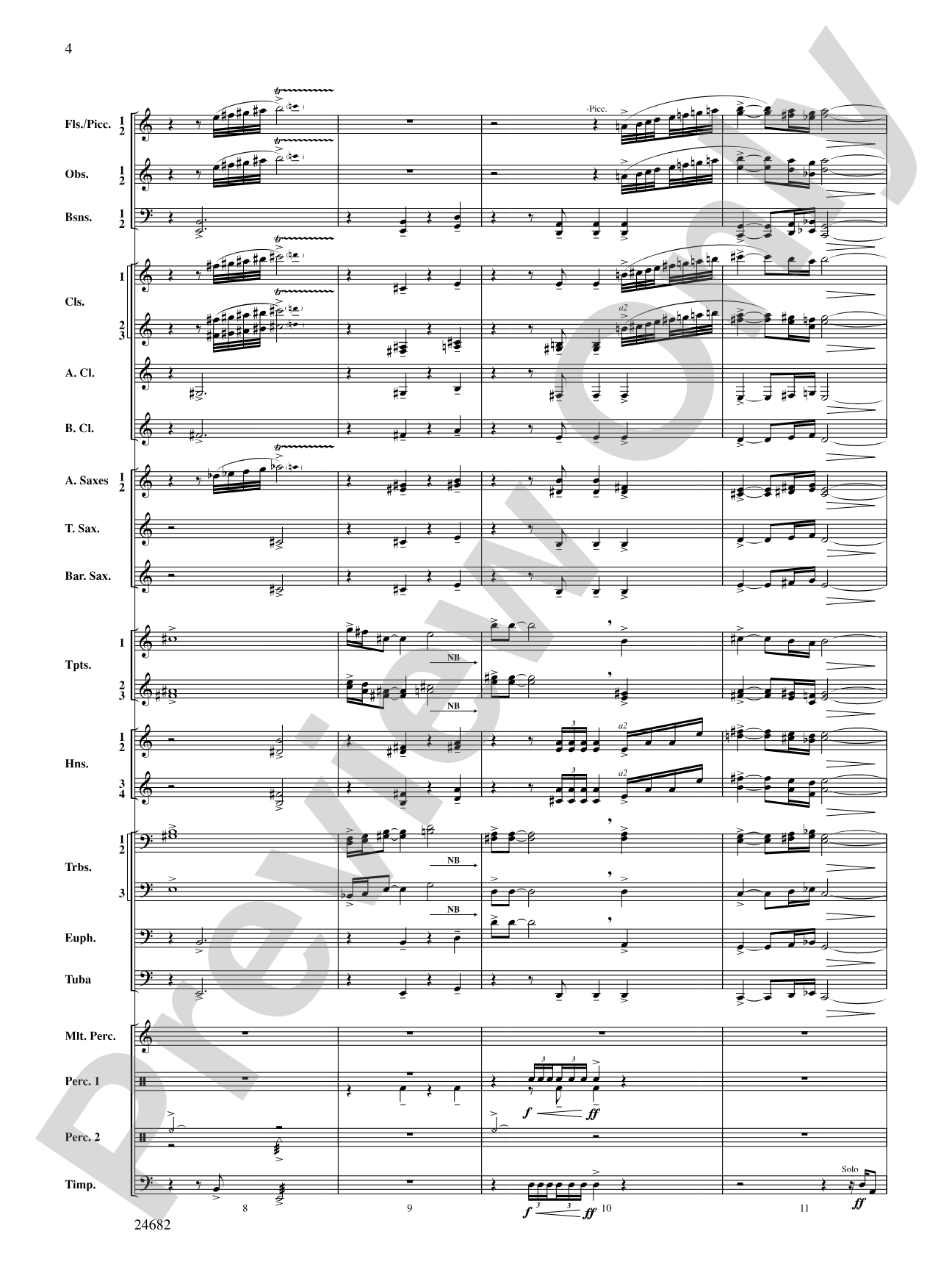 Symphonic Fanfare: Concert Band Conductor Score & Parts
