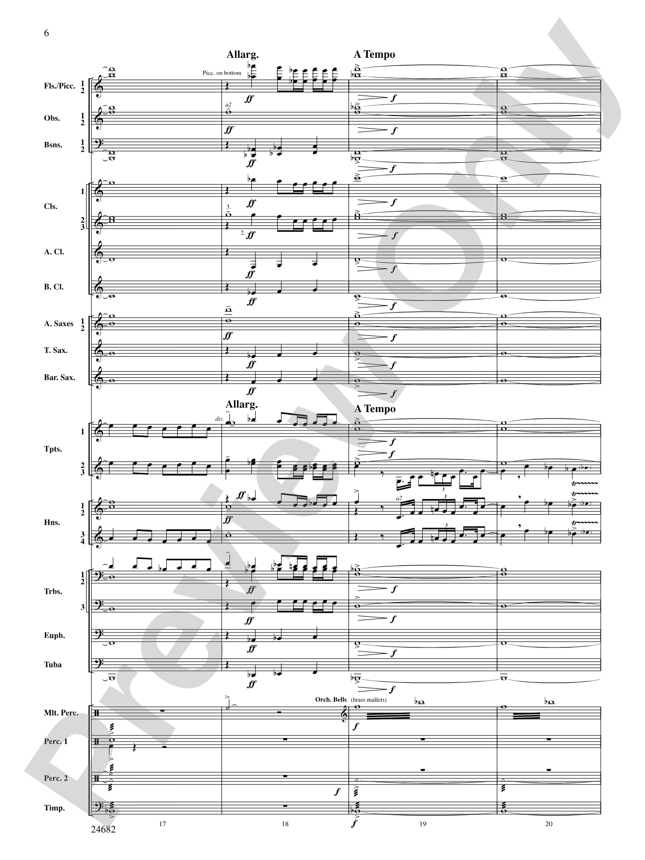 Symphonic Fanfare: Concert Band Conductor Score & Parts