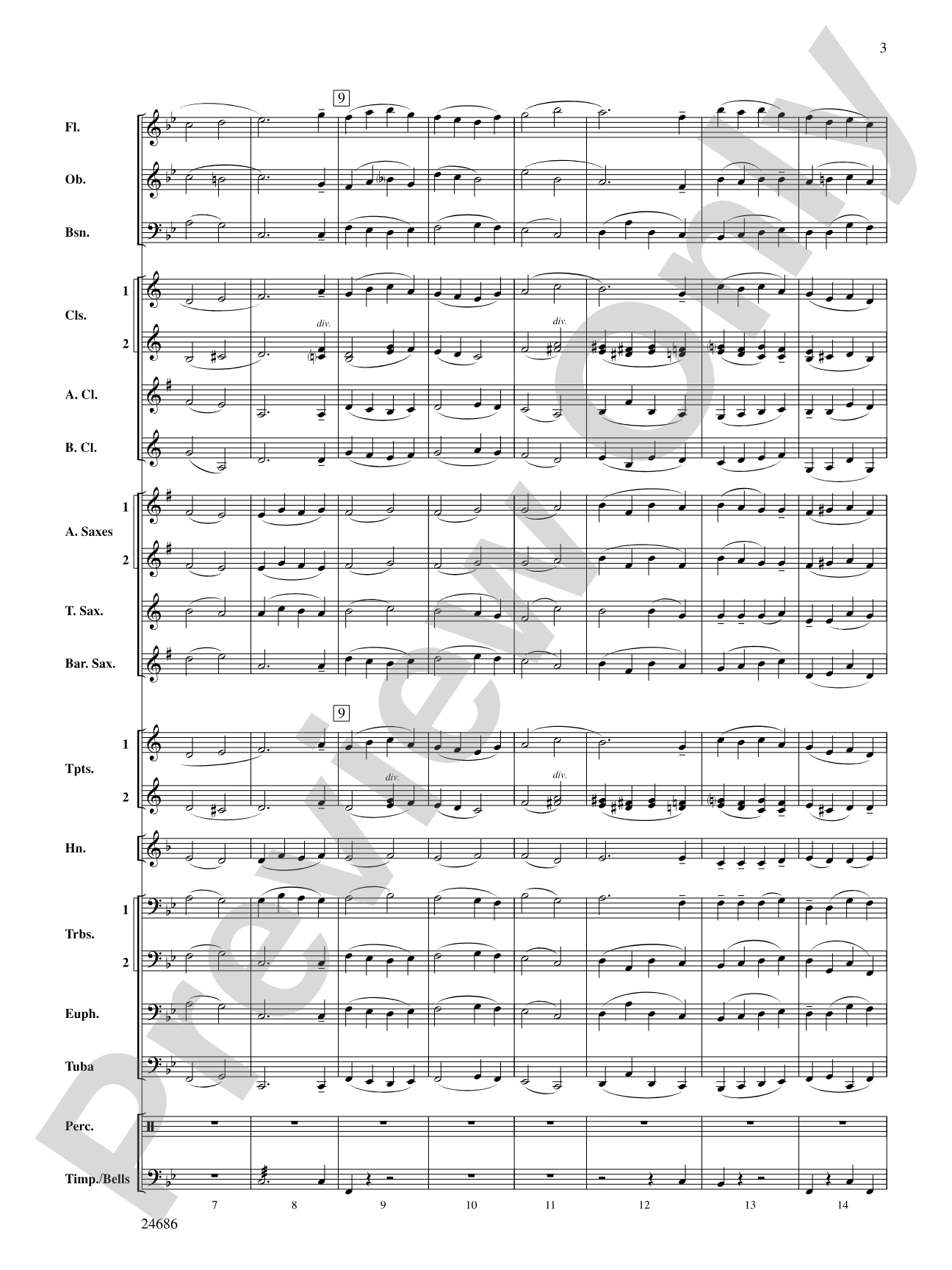 Air and Variations: Score