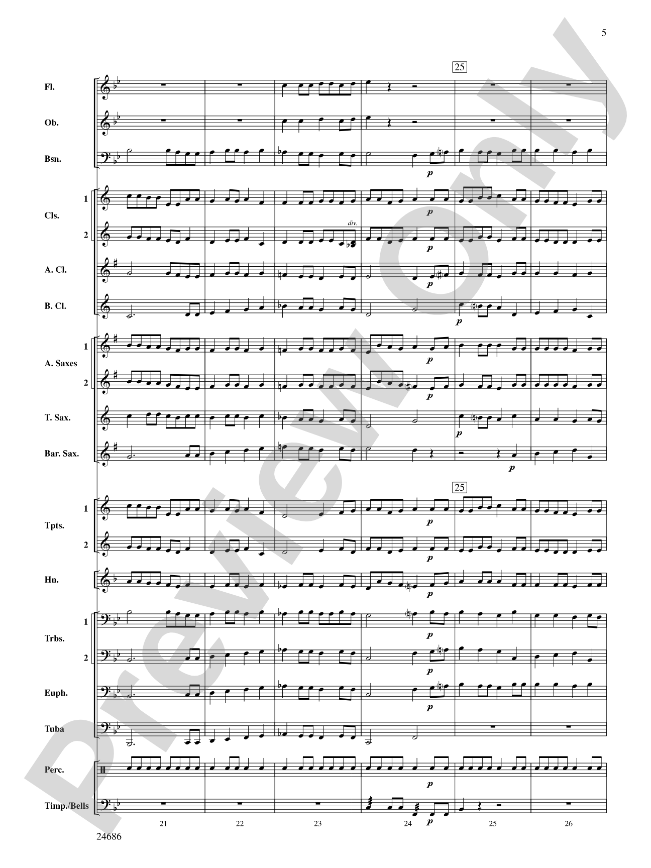 Air and Variations: Score