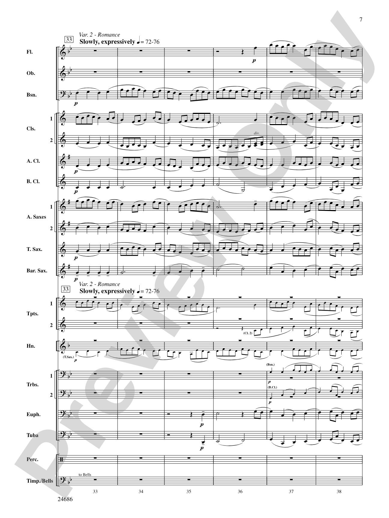 Air and Variations: Score