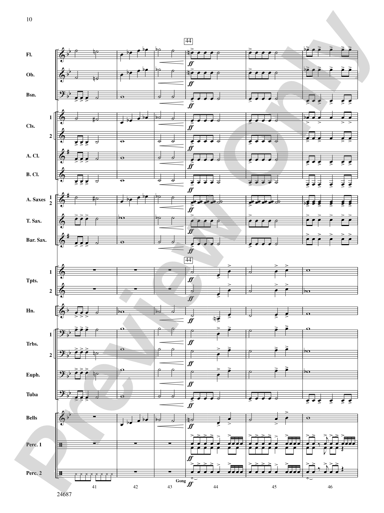 Avenger: Concert Band Conductor Score & Parts