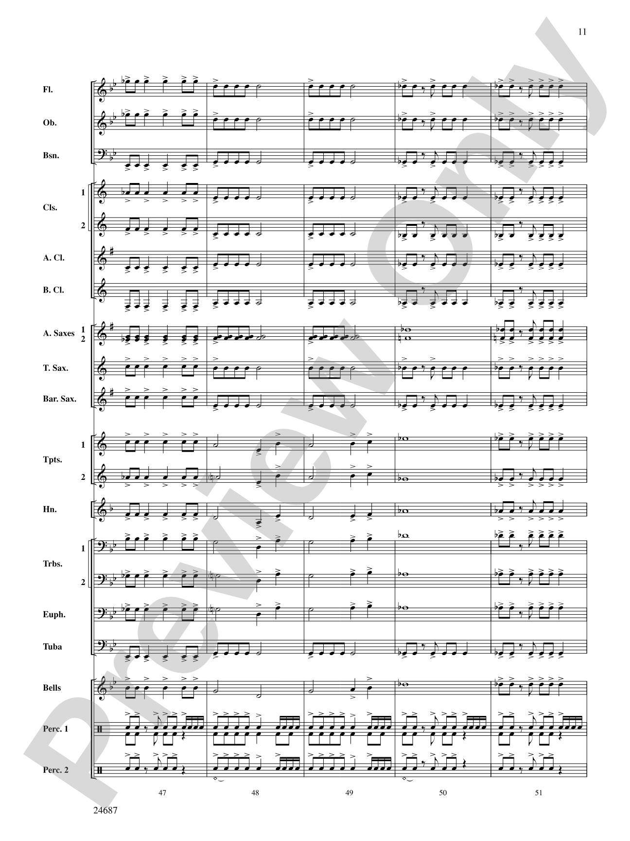 Avenger: Concert Band Conductor Score & Parts