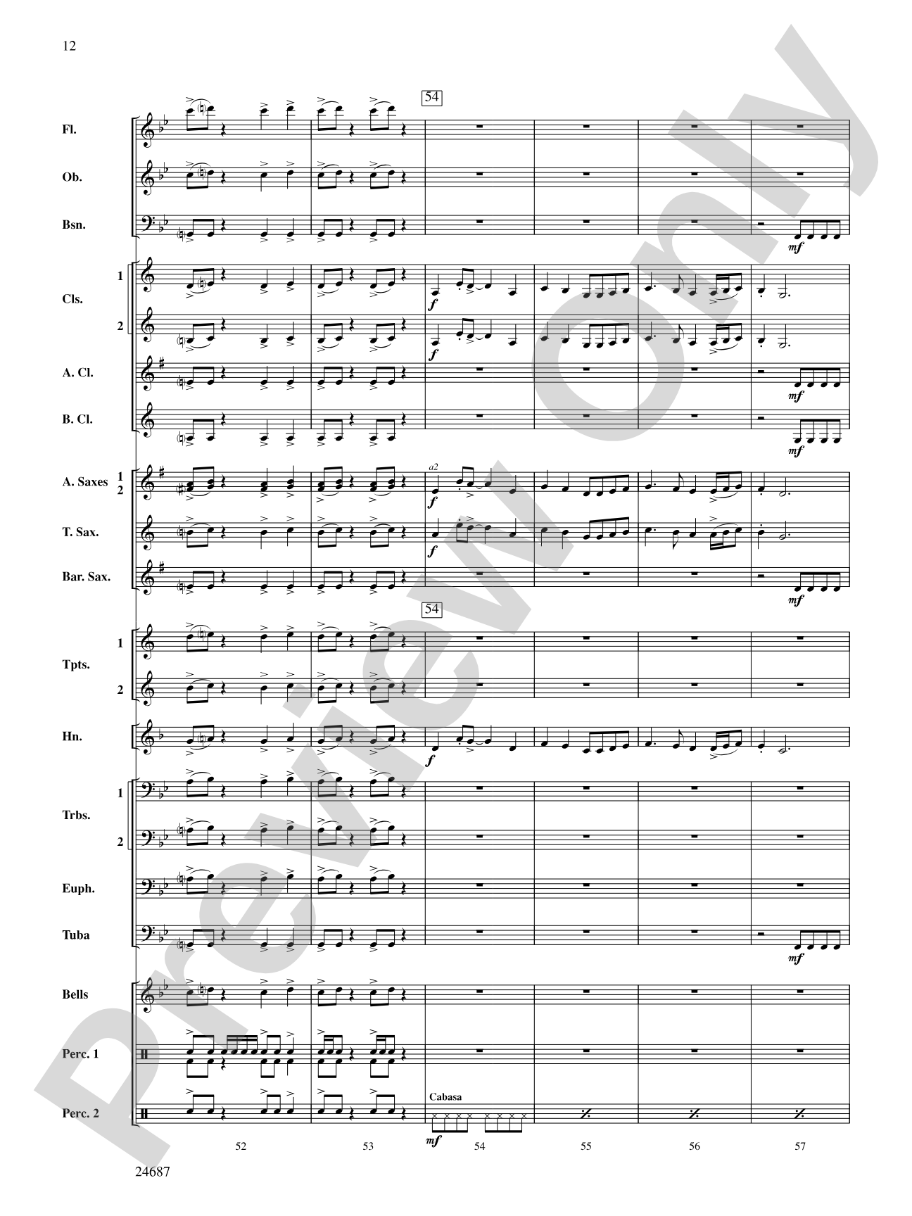 Avenger: Concert Band Conductor Score & Parts