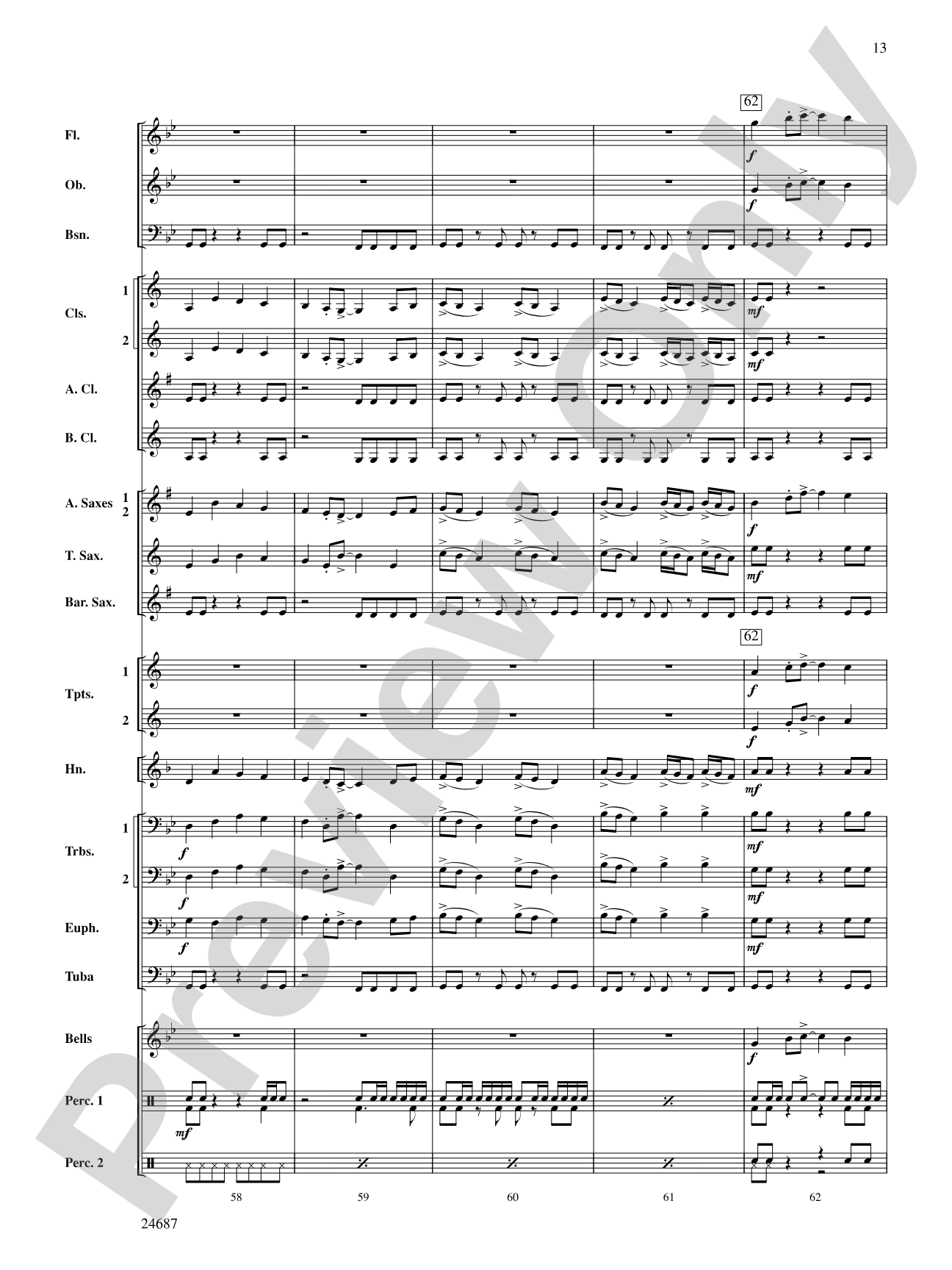 Avenger: Concert Band Conductor Score & Parts
