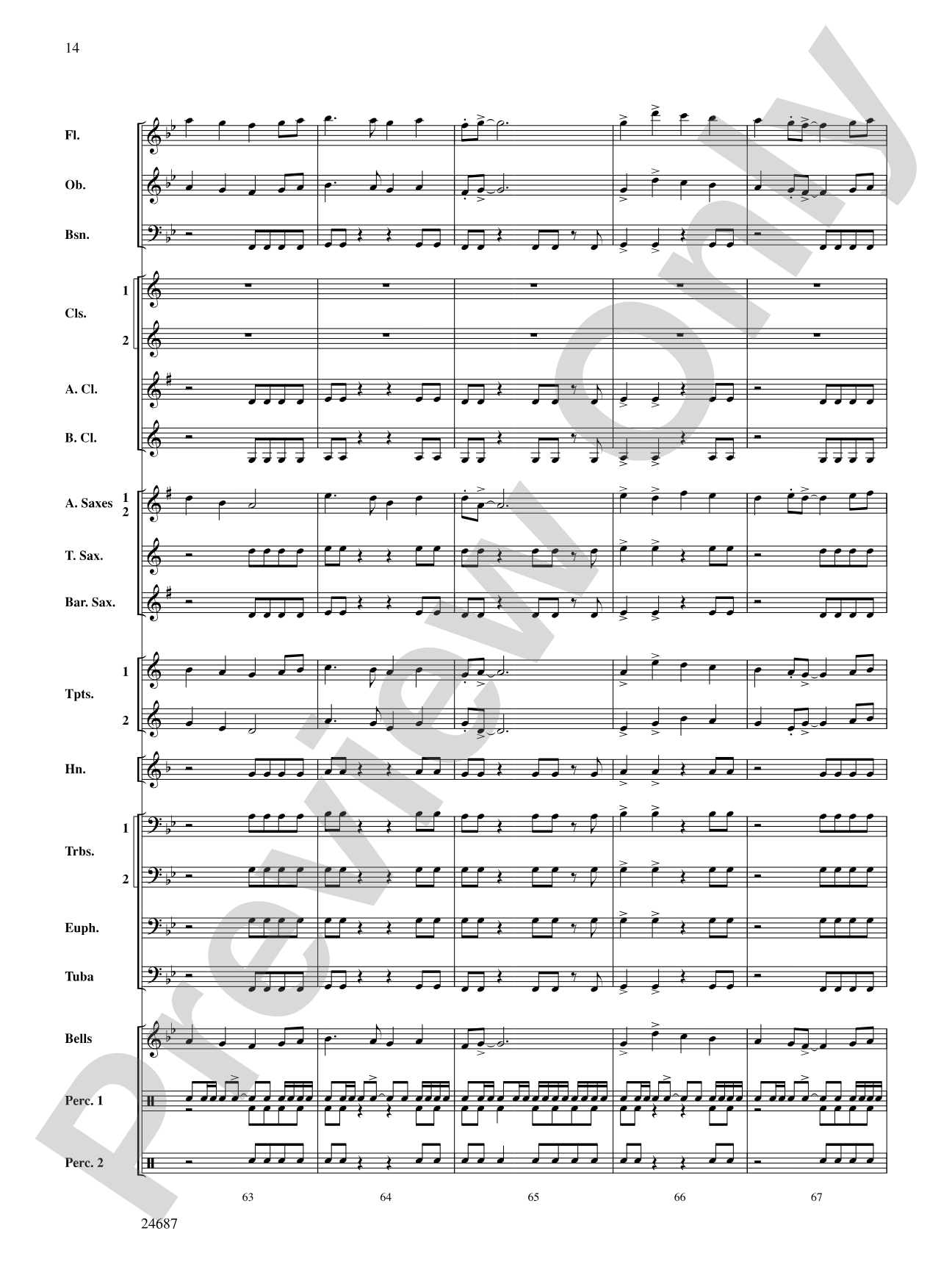 Avenger: Concert Band Conductor Score & Parts