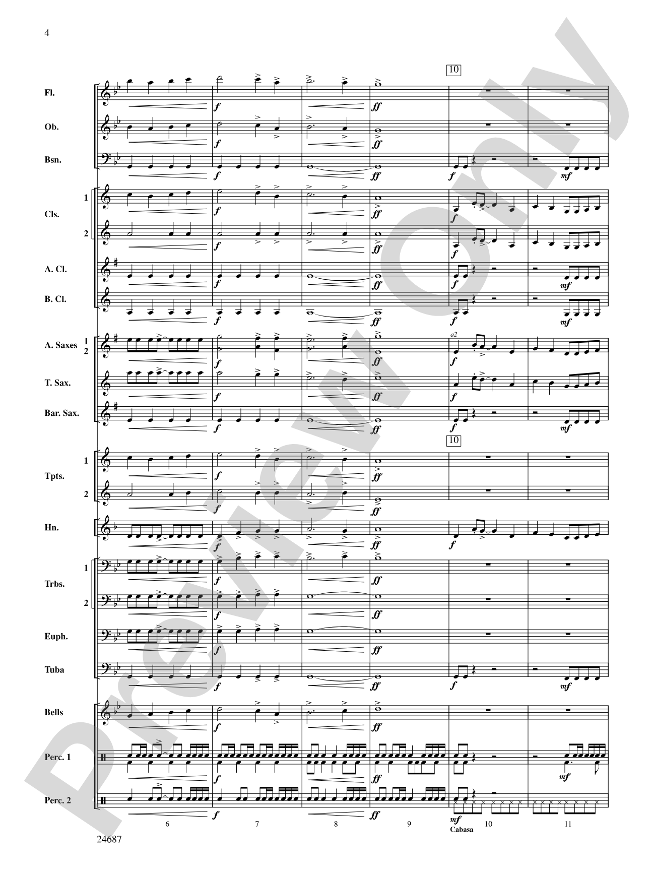 Avenger: Concert Band Conductor Score & Parts