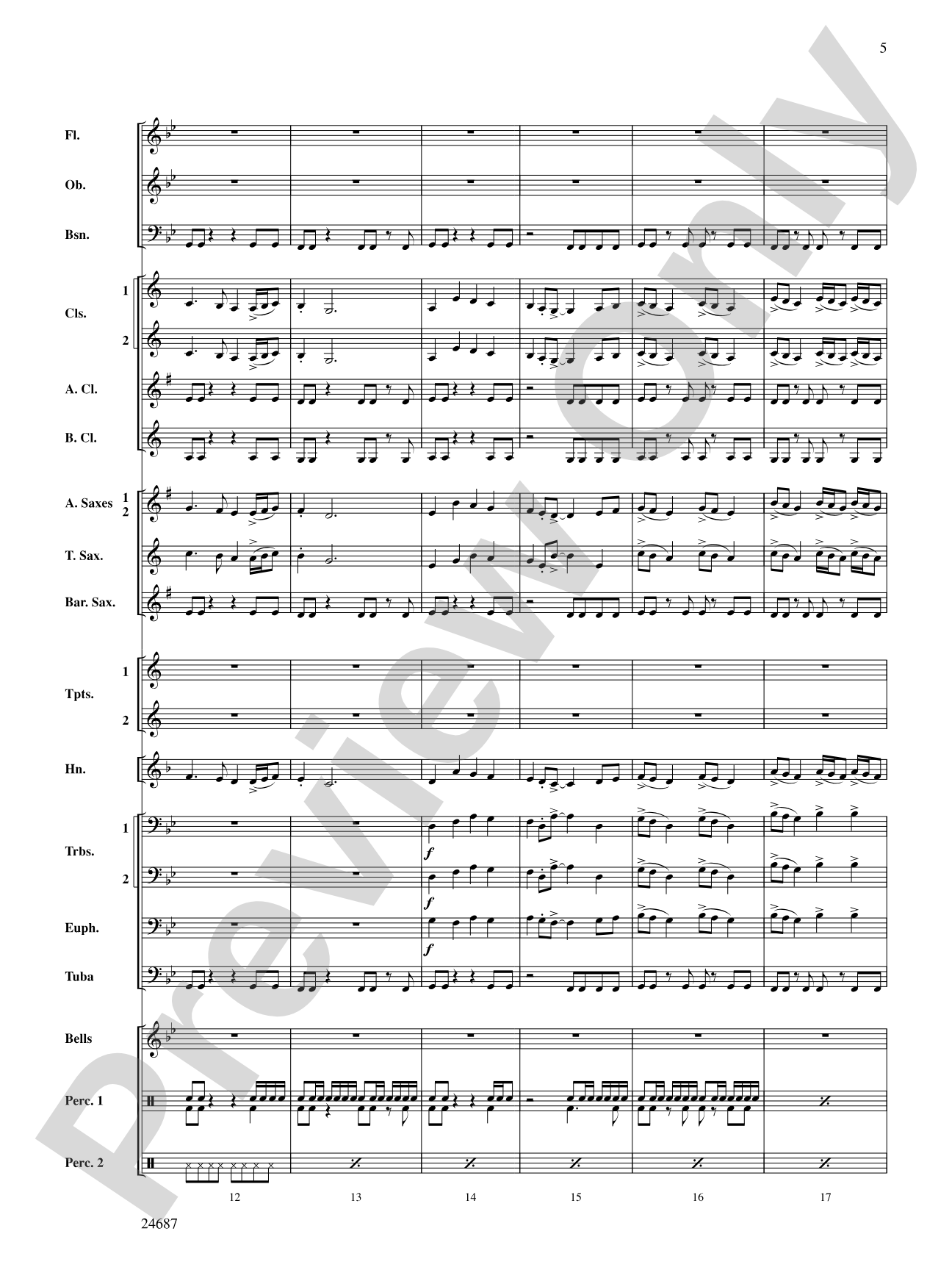 Avenger: Concert Band Conductor Score & Parts