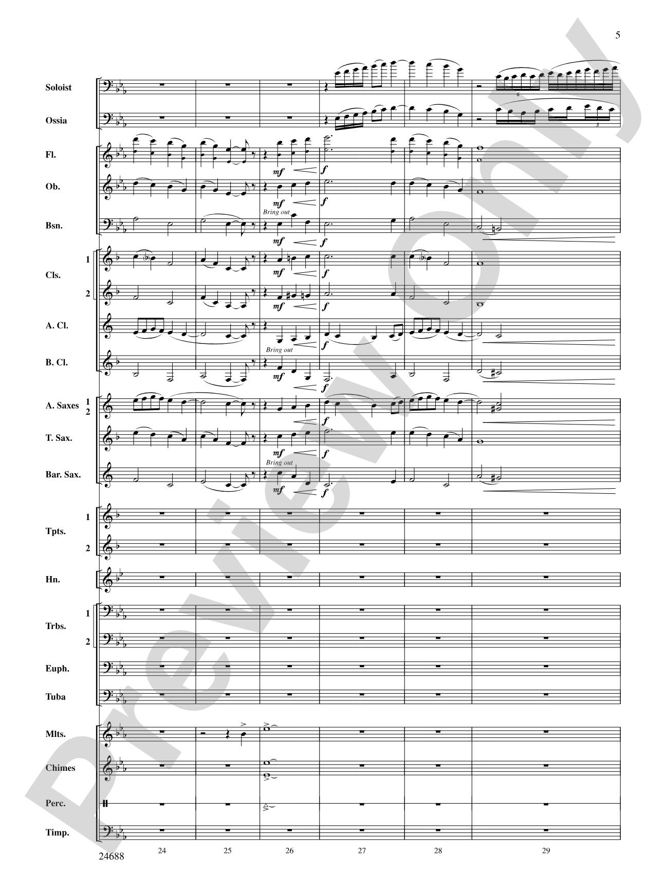 Danny Boy: Concert Band Conductor Score & Parts