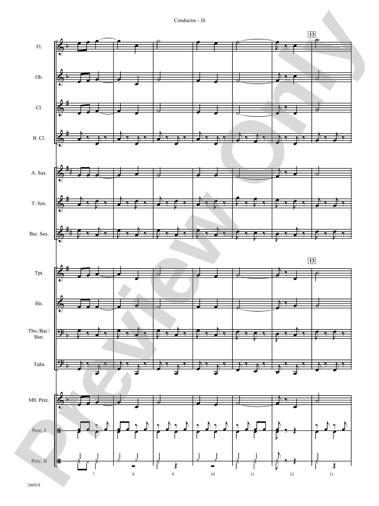 Belwin Very Beginning Band Kit #2: Concert Band Conductor Score & Parts