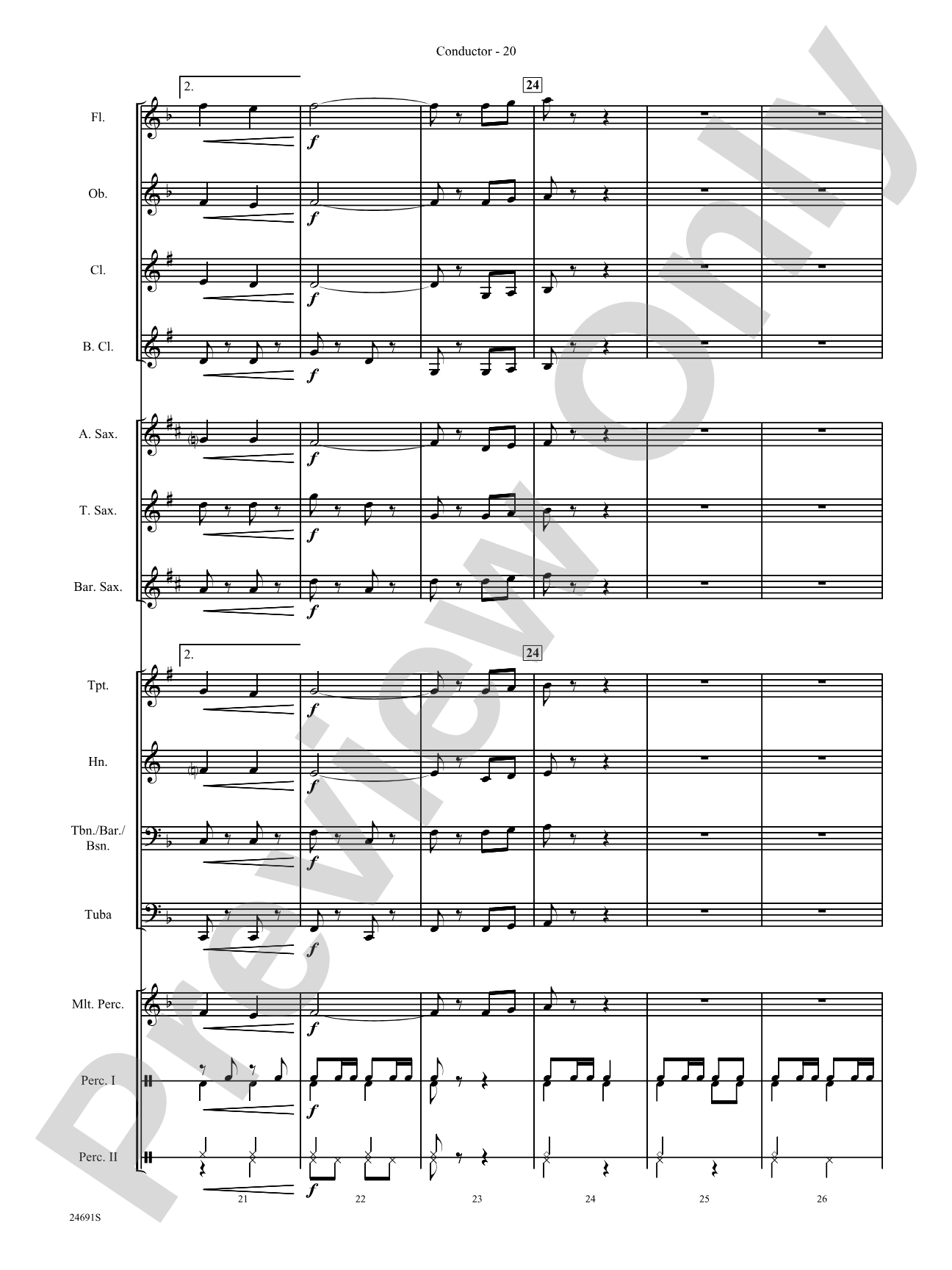 Belwin Very Beginning Band Kit #2: Concert Band Conductor Score & Parts