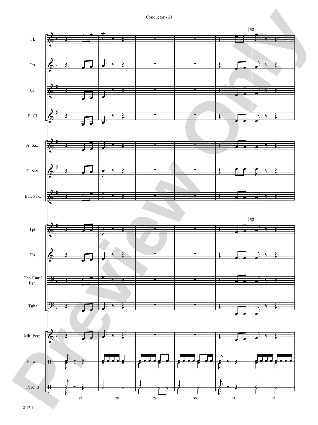 Belwin Very Beginning Band Kit #2: Concert Band Conductor Score & Parts