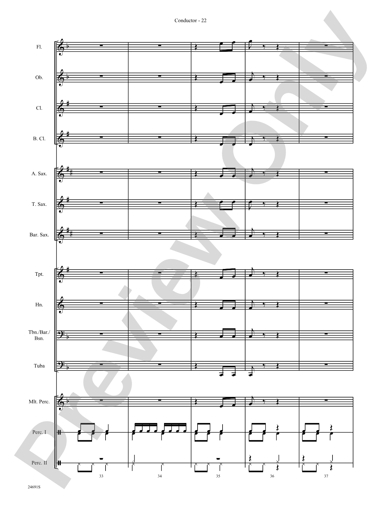Belwin Very Beginning Band Kit #2: Concert Band Conductor Score & Parts