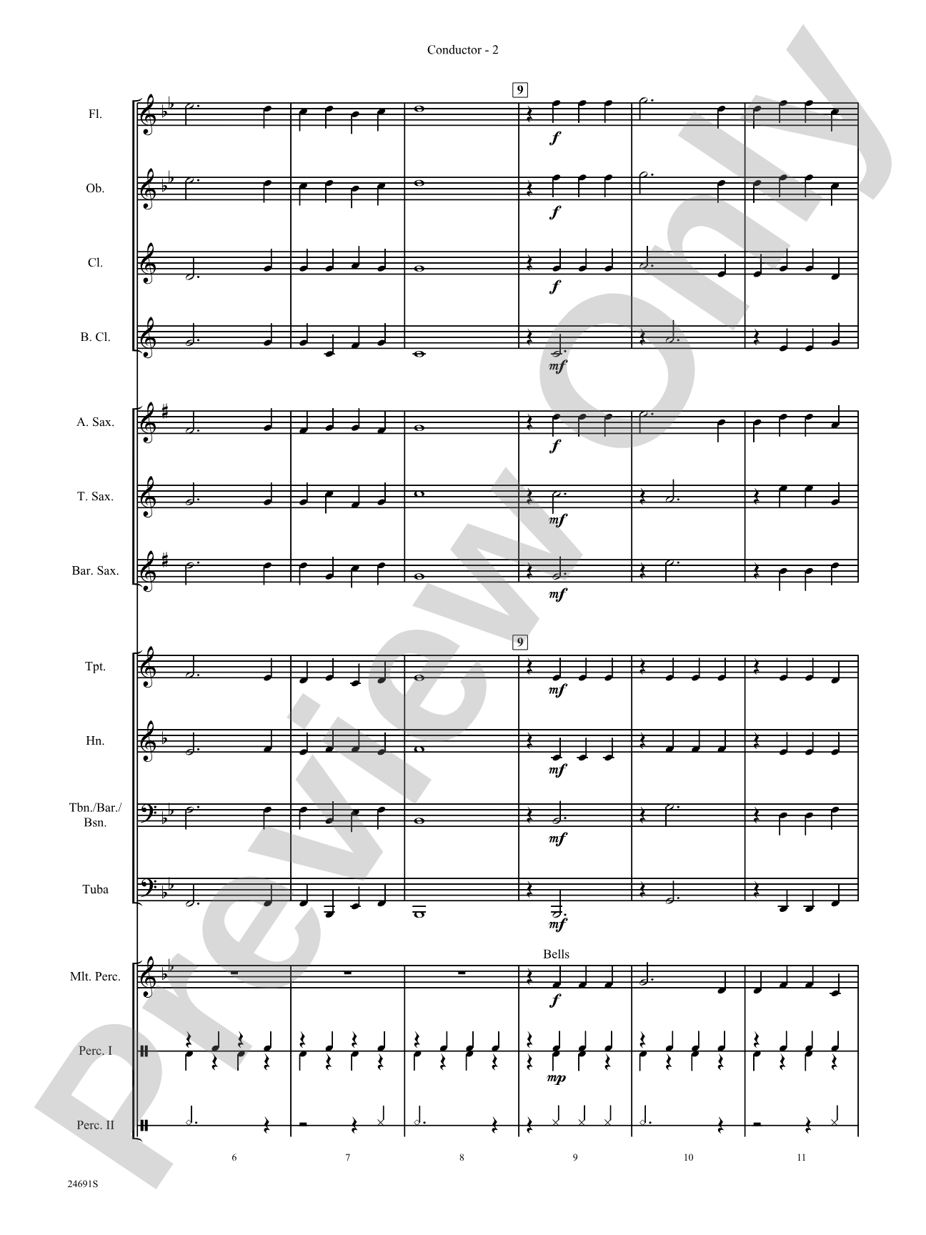 Belwin Very Beginning Band Kit #2: Concert Band Conductor Score & Parts