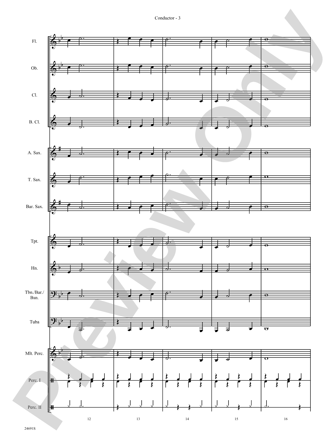 Belwin Very Beginning Band Kit #2: Concert Band Conductor Score & Parts