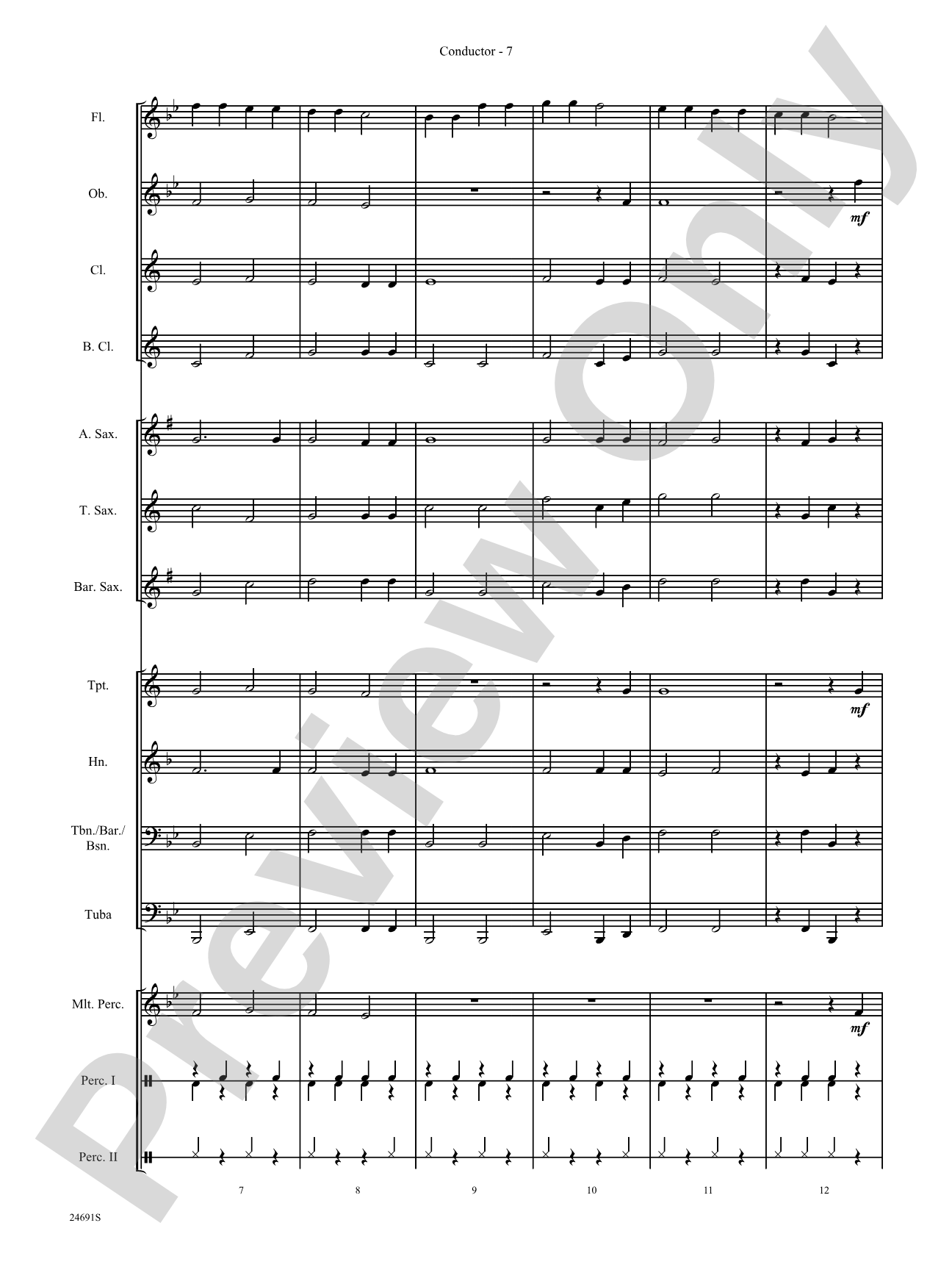 Belwin Very Beginning Band Kit #2: Concert Band Conductor Score & Parts