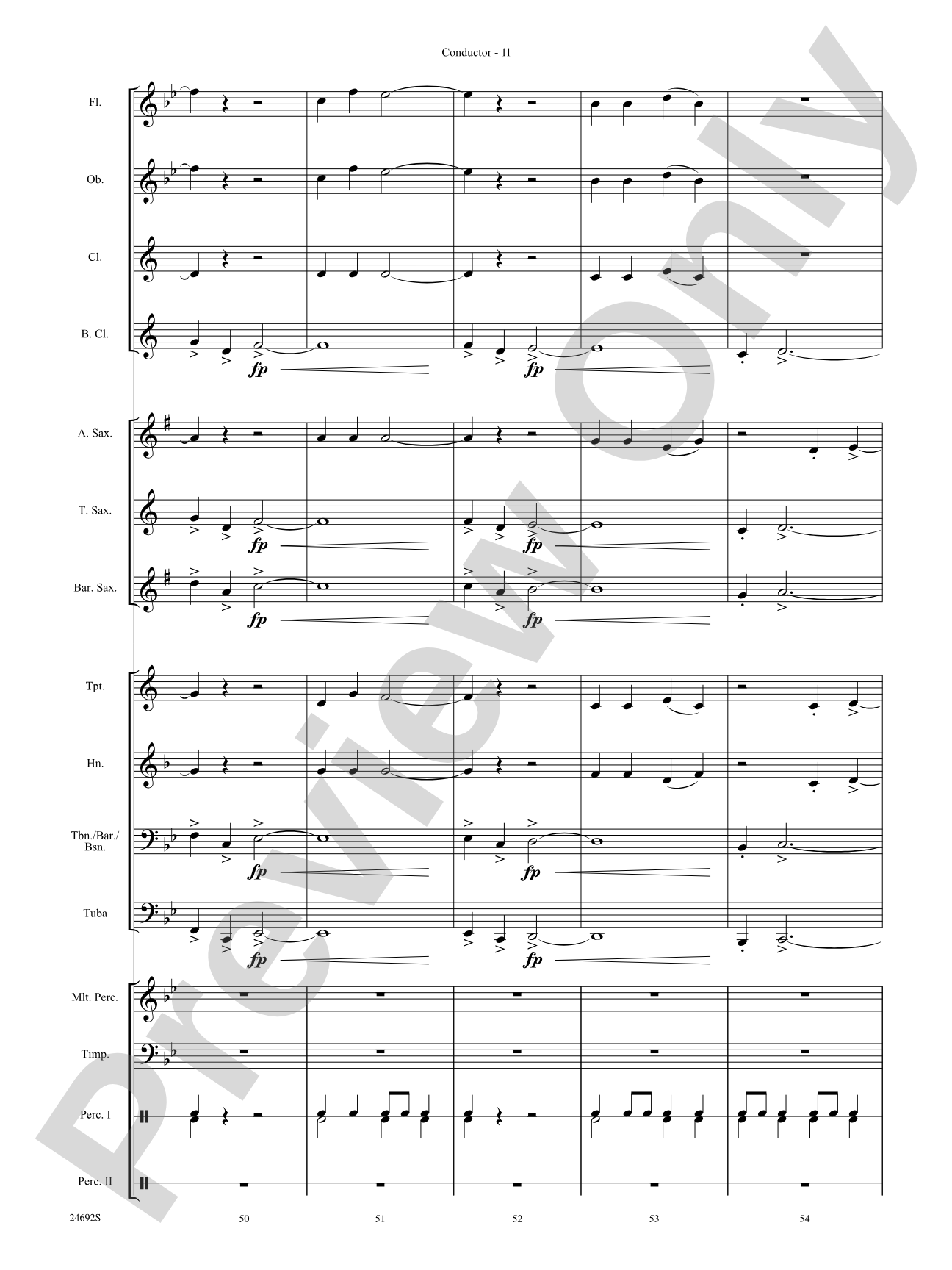 Fire Caves of Golgathon: Concert Band Conductor Score & Parts
