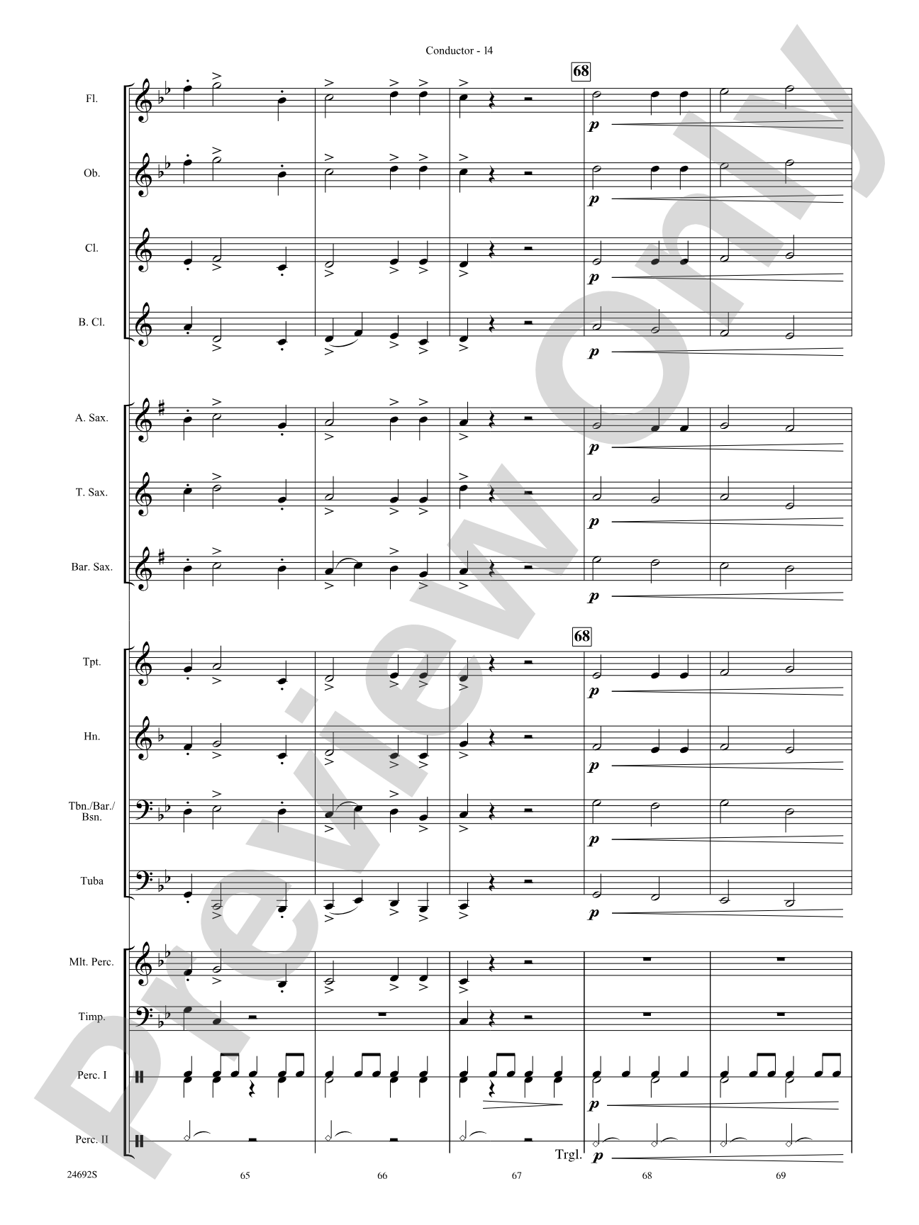 Fire Caves of Golgathon: Concert Band Conductor Score & Parts