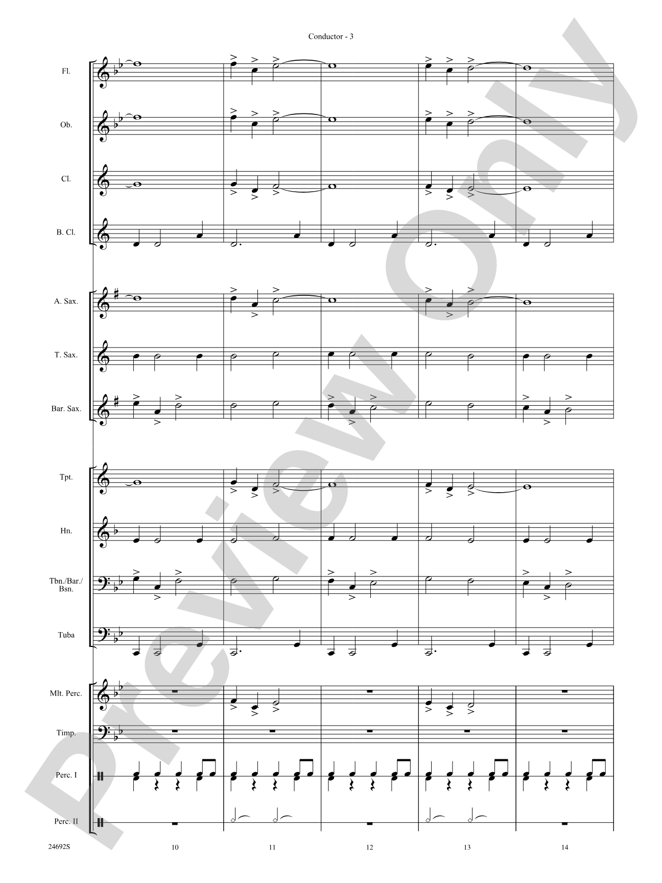 Fire Caves of Golgathon: Concert Band Conductor Score & Parts