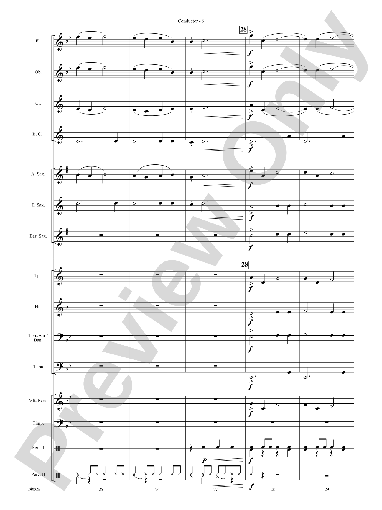 Fire Caves of Golgathon: Concert Band Conductor Score & Parts