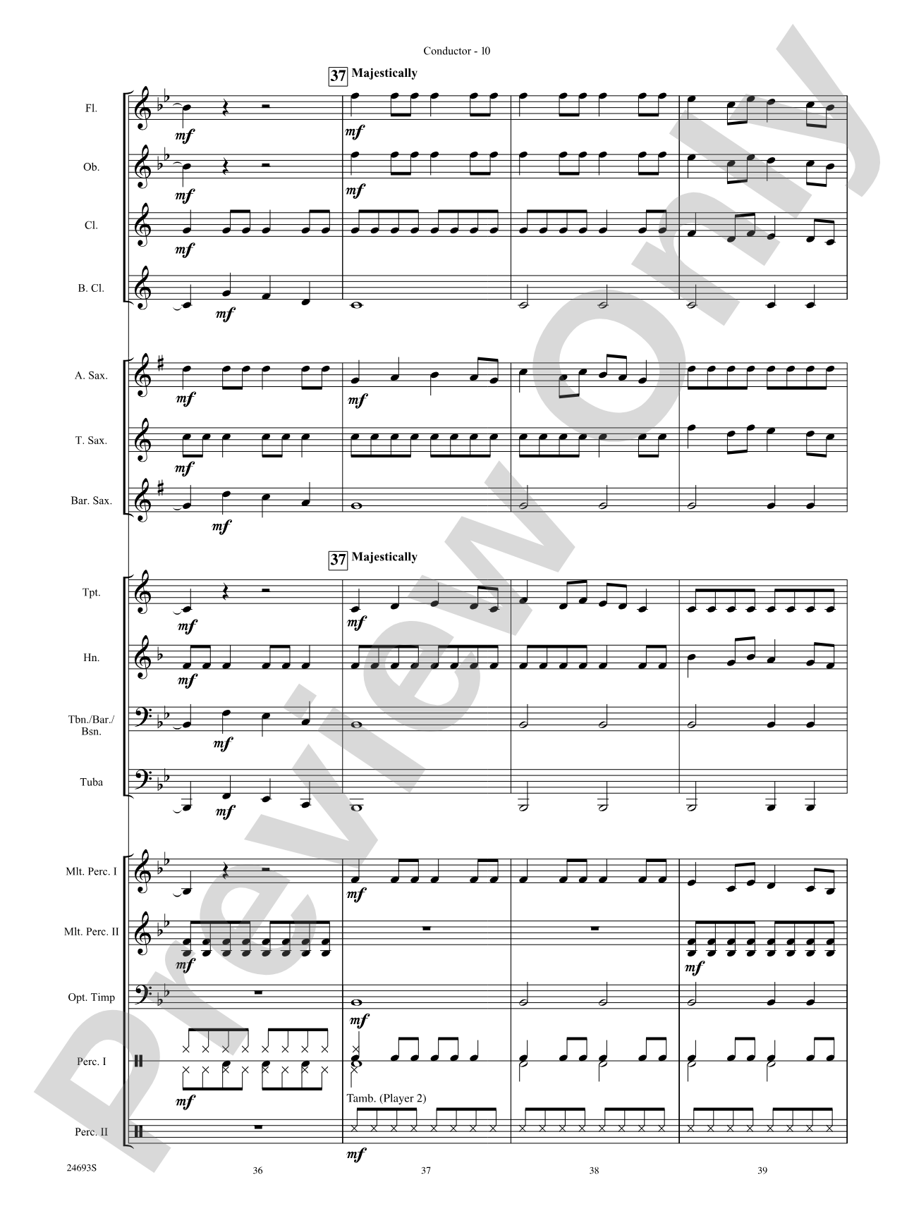 To a Skylark: Score