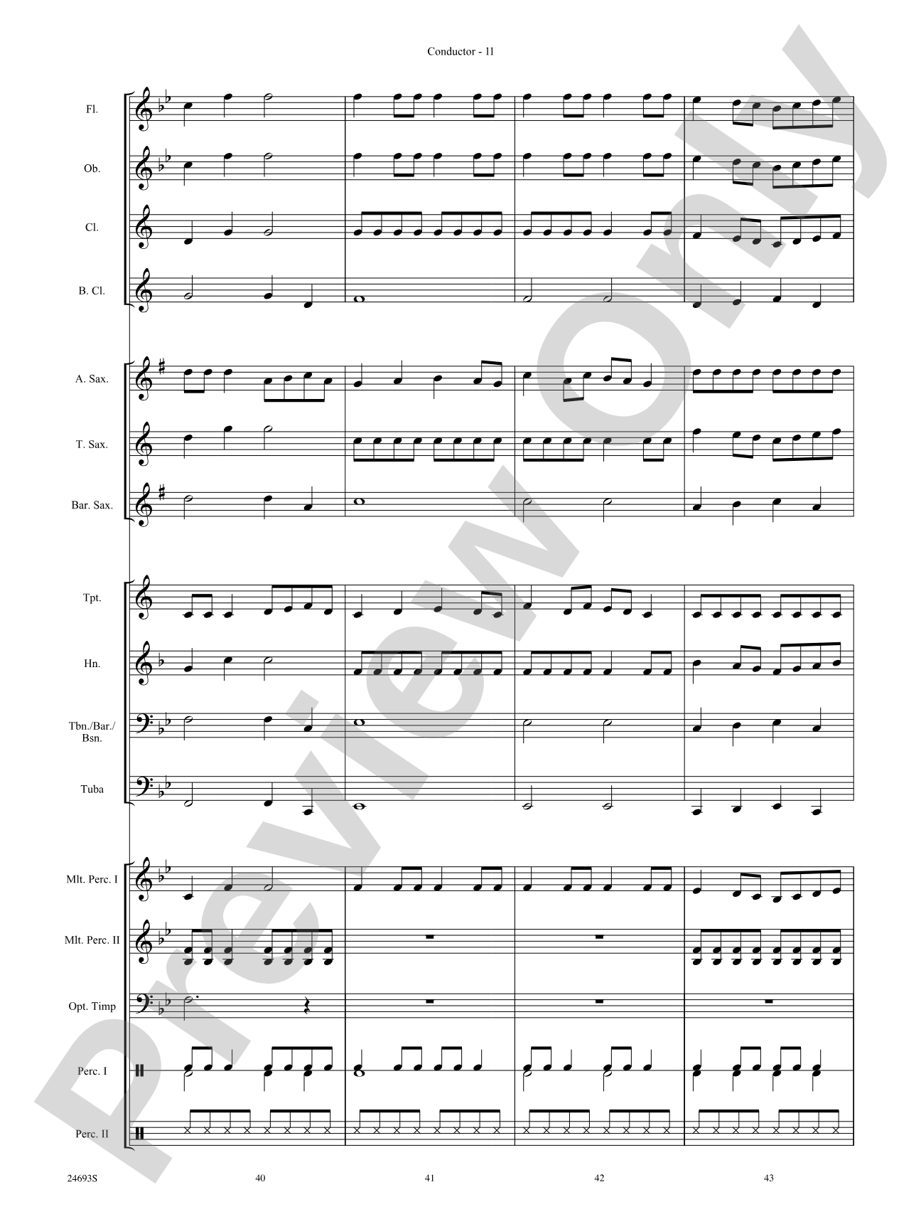 To a Skylark: Score