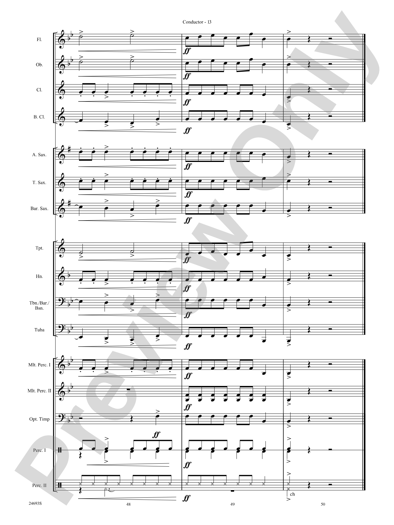 To a Skylark: Score
