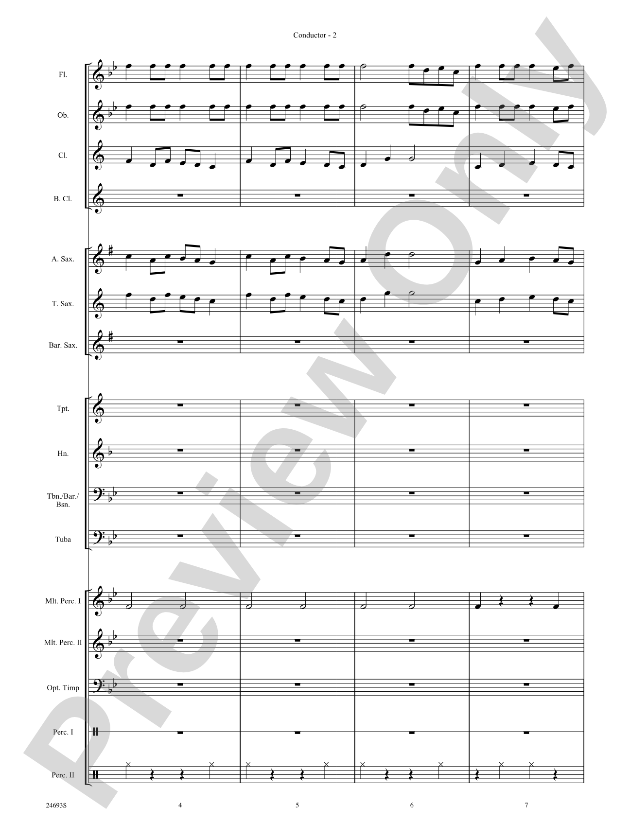 To a Skylark: Score