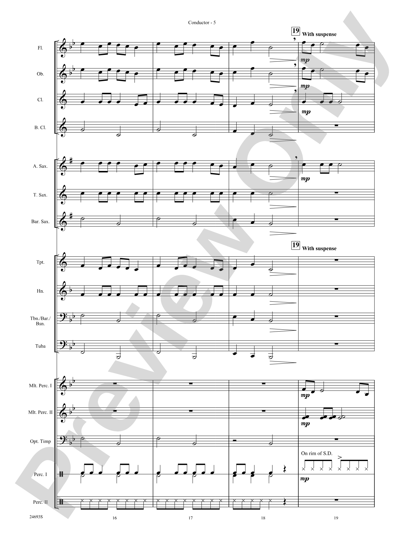 To a Skylark: Score