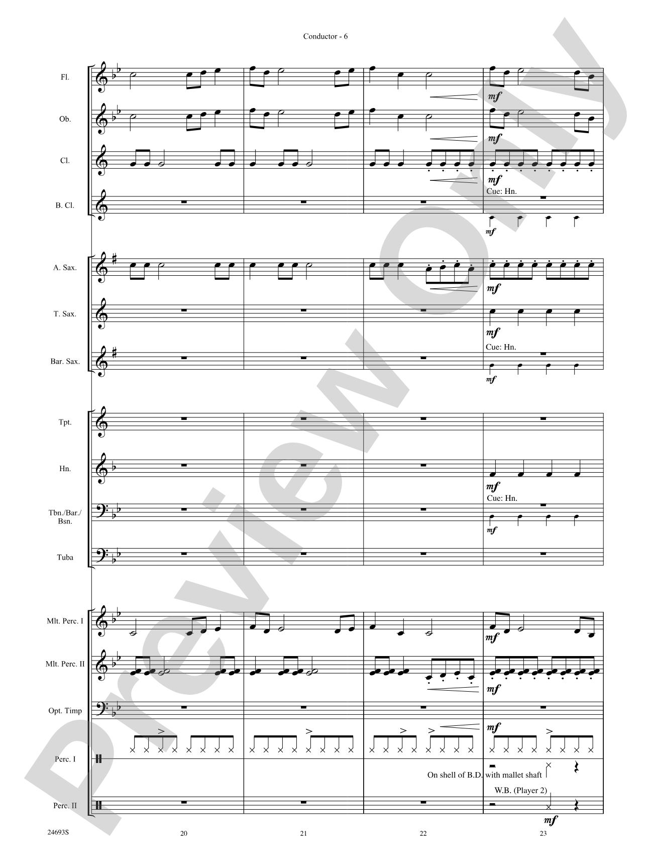 To a Skylark: Score