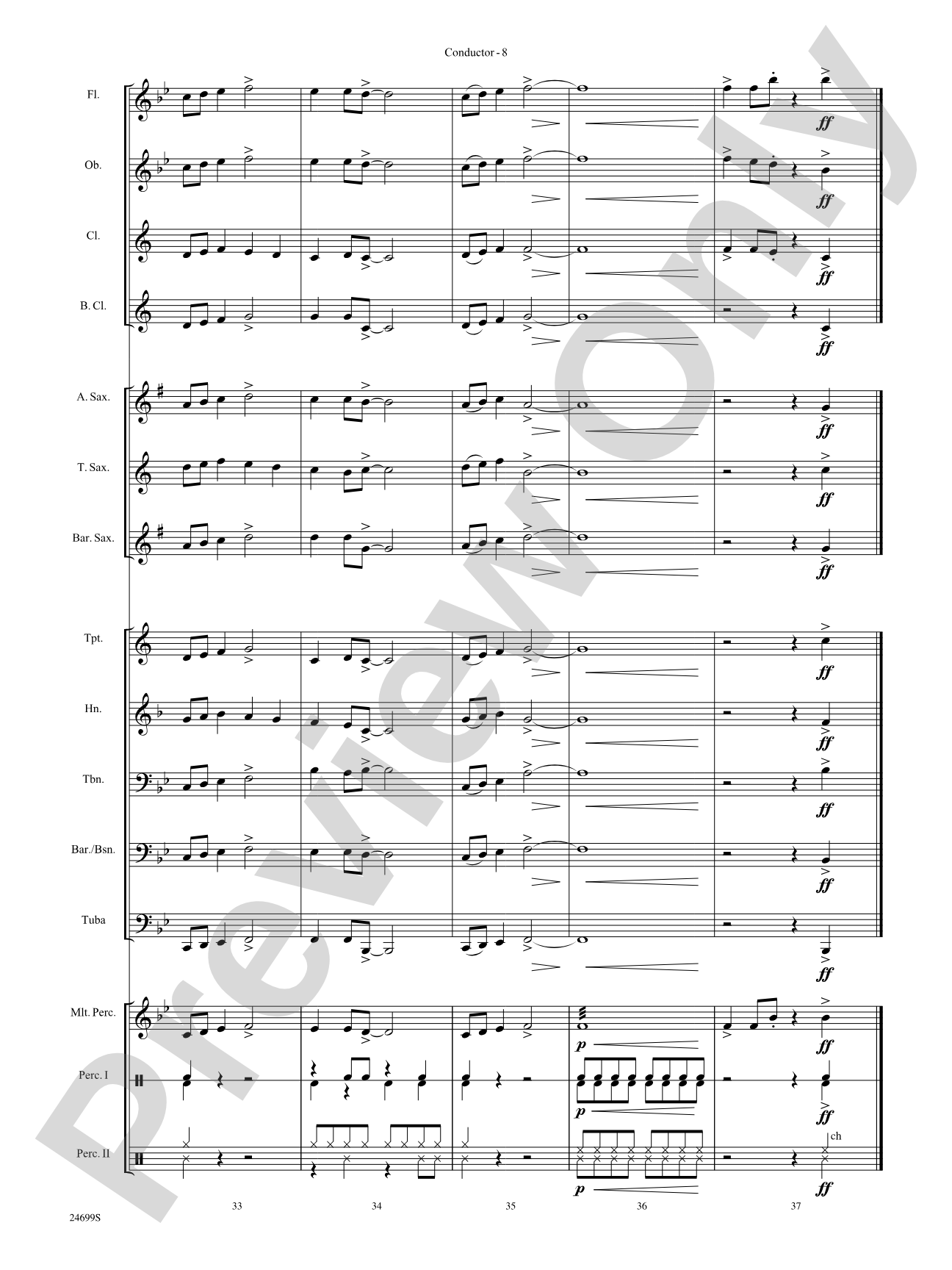 Rock the Halls (Based on "Deck the Halls"): Concert Band Conductor Score & Parts