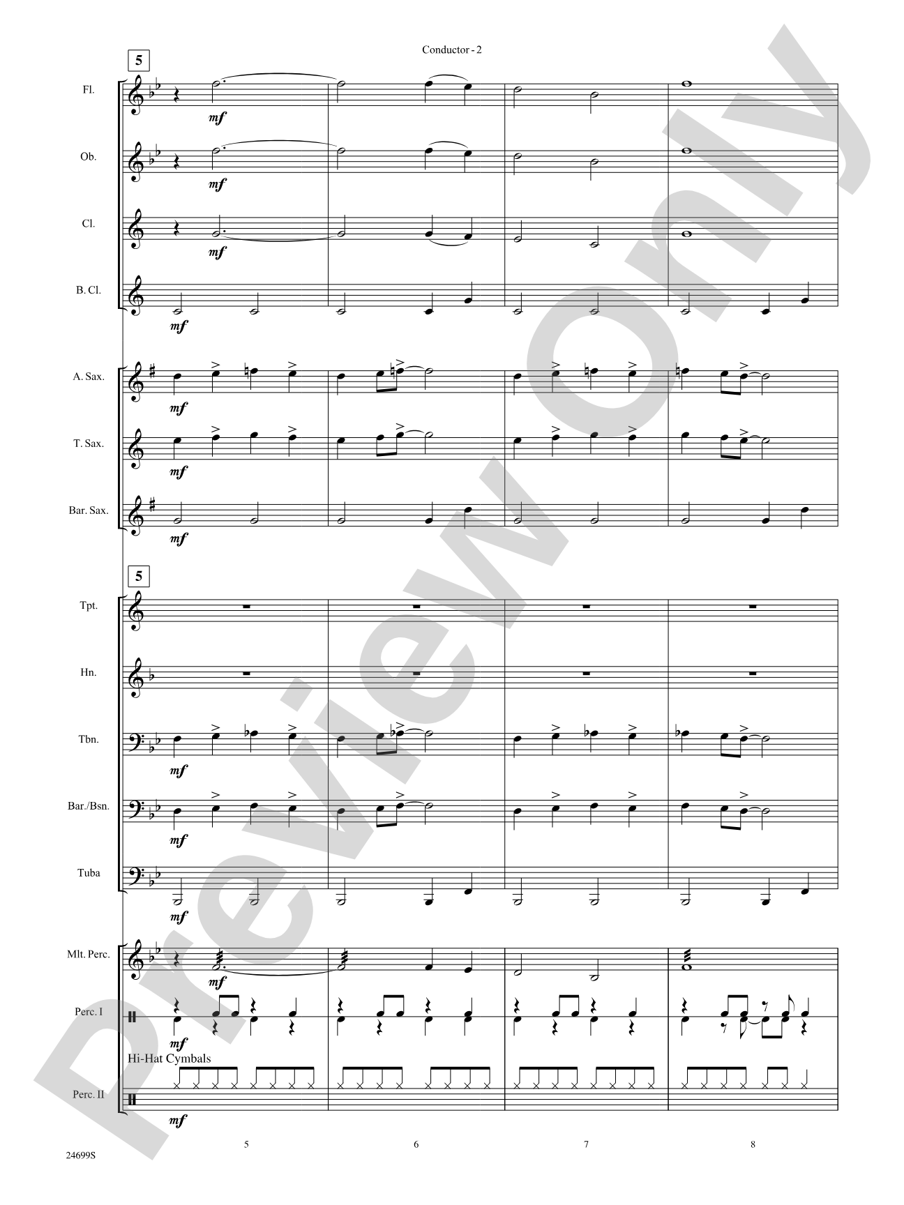 Rock the Halls (Based on "Deck the Halls"): Concert Band Conductor Score & Parts