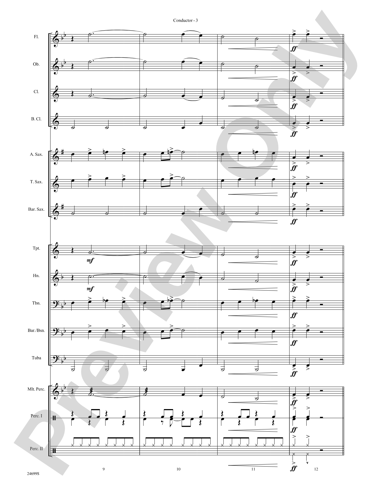 Rock the Halls (Based on "Deck the Halls"): Concert Band Conductor Score & Parts