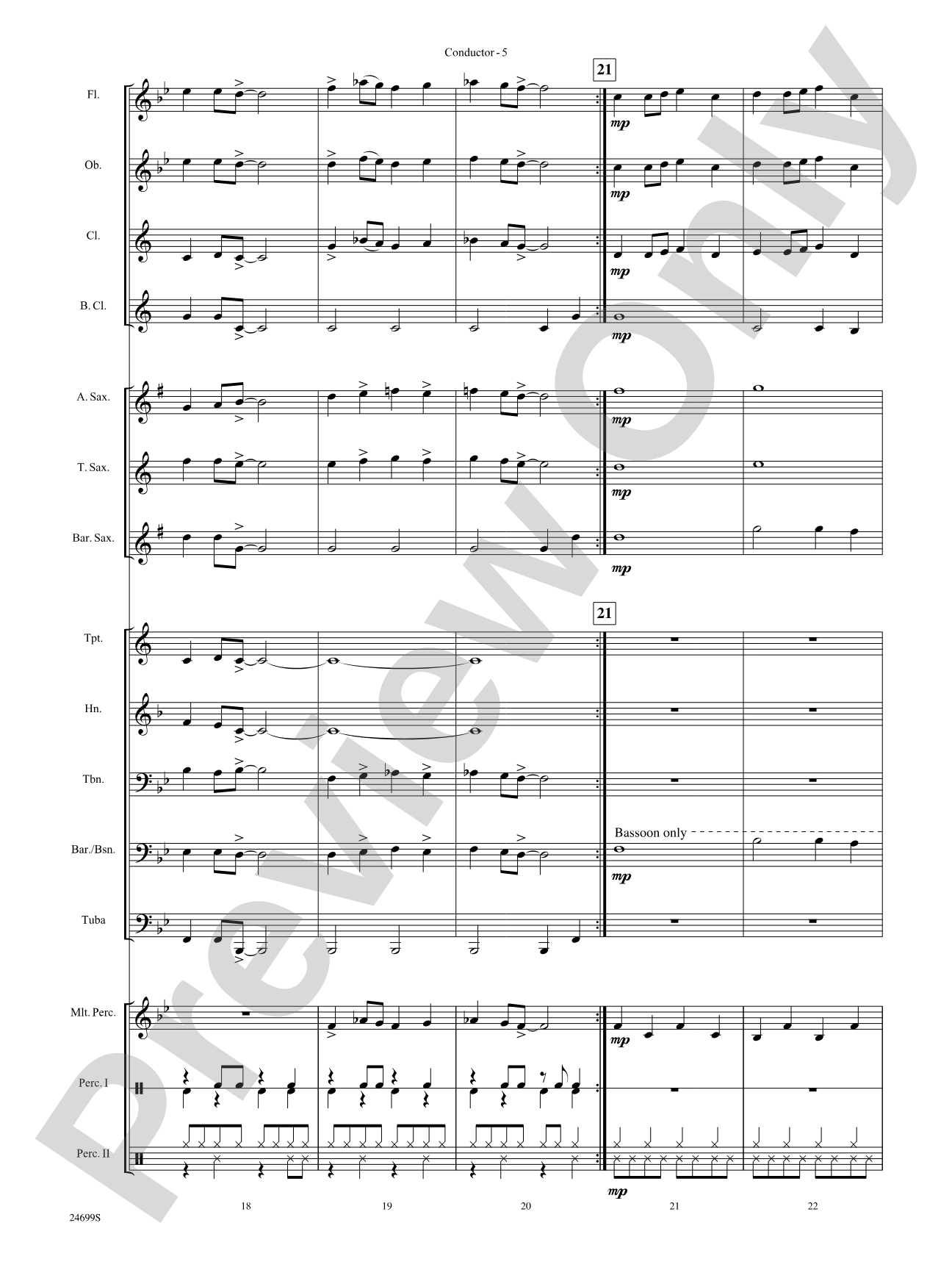 Rock the Halls (Based on "Deck the Halls"): Concert Band Conductor Score & Parts