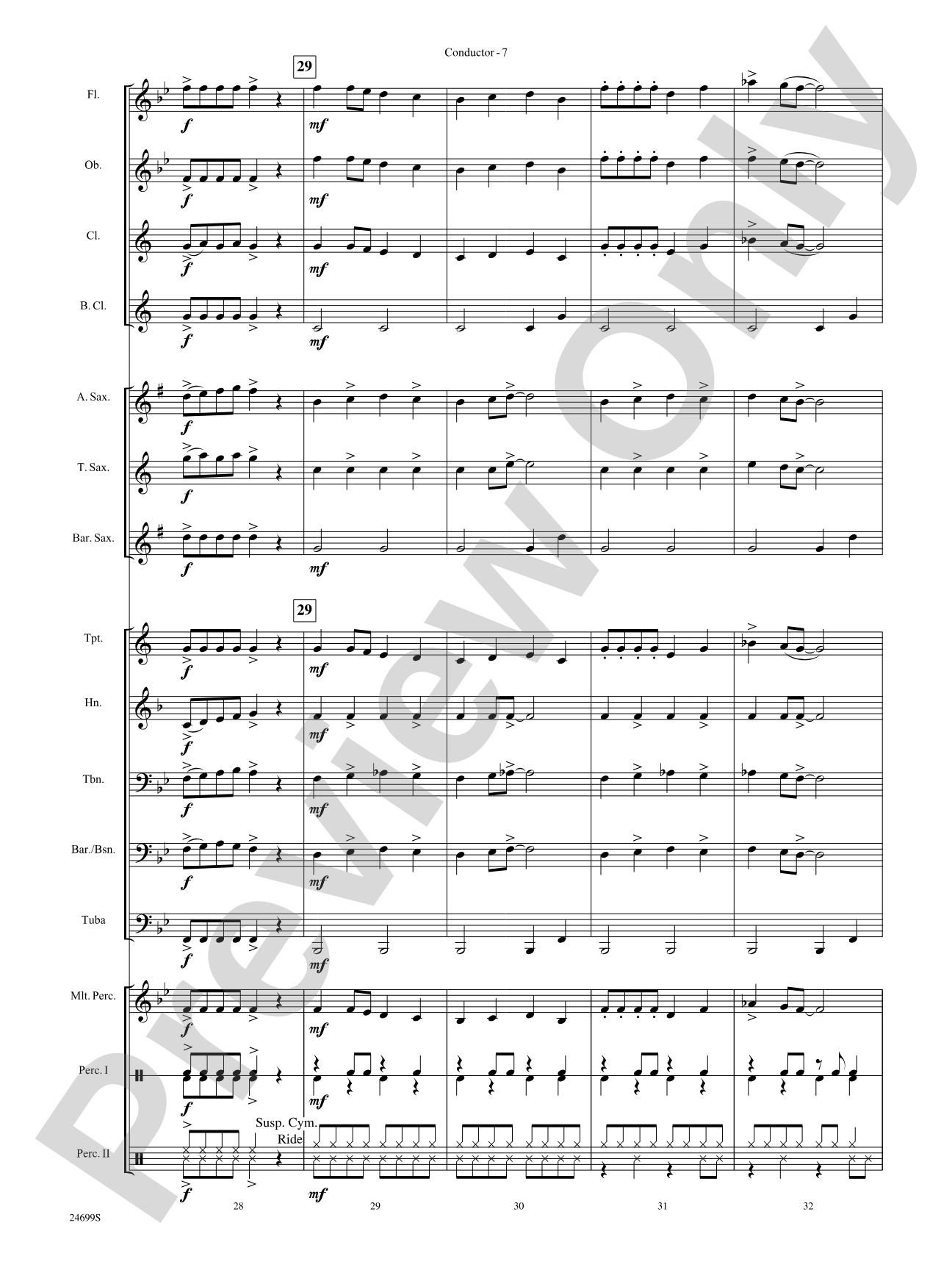 Rock the Halls (Based on "Deck the Halls"): Concert Band Conductor Score & Parts