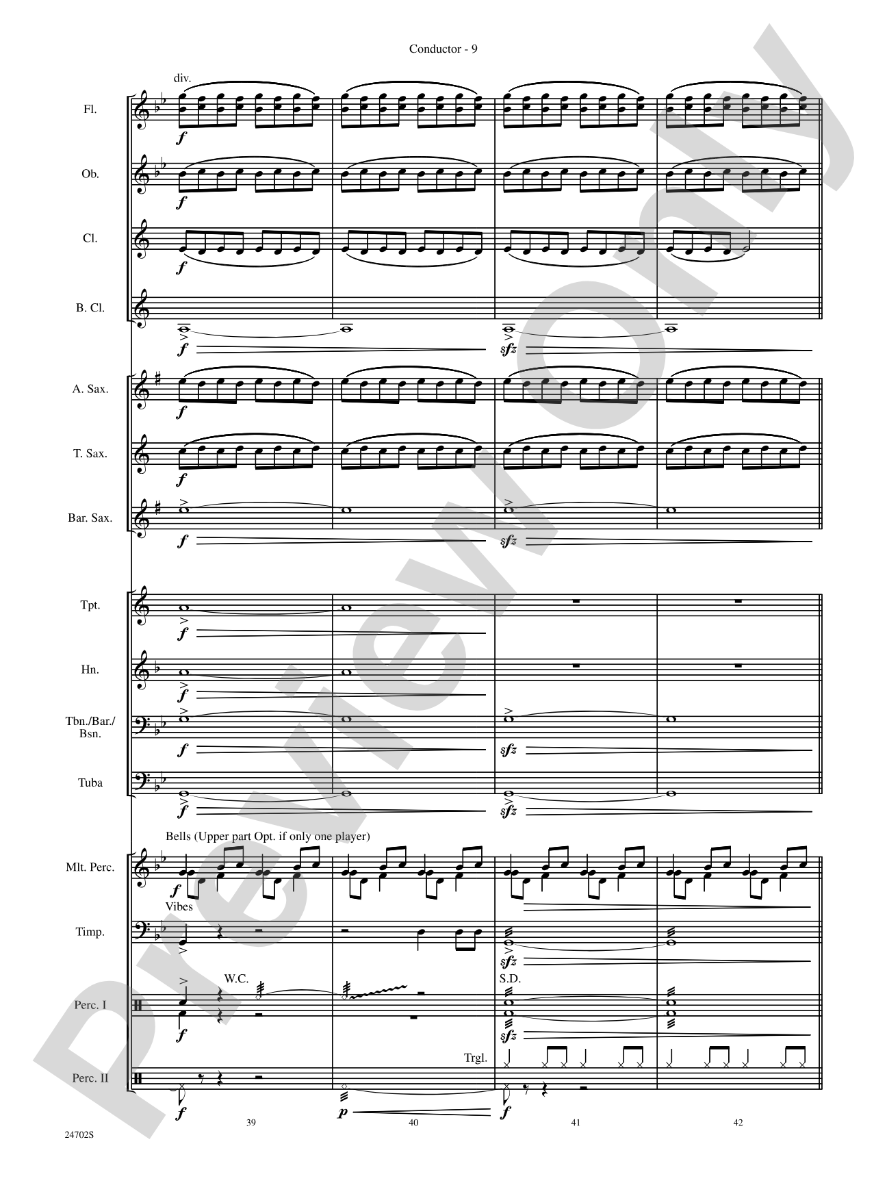 Symphonic Statement: Concert Band Conductor Score & Parts