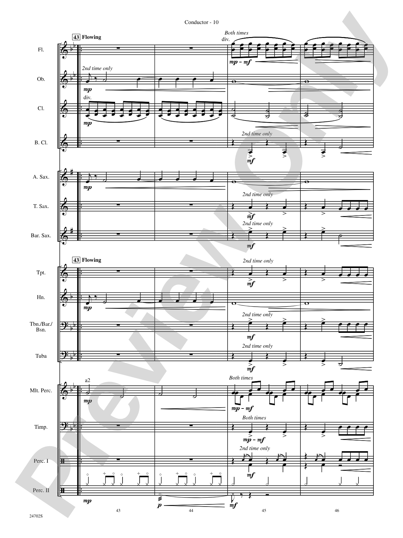 Symphonic Statement: Concert Band Conductor Score & Parts