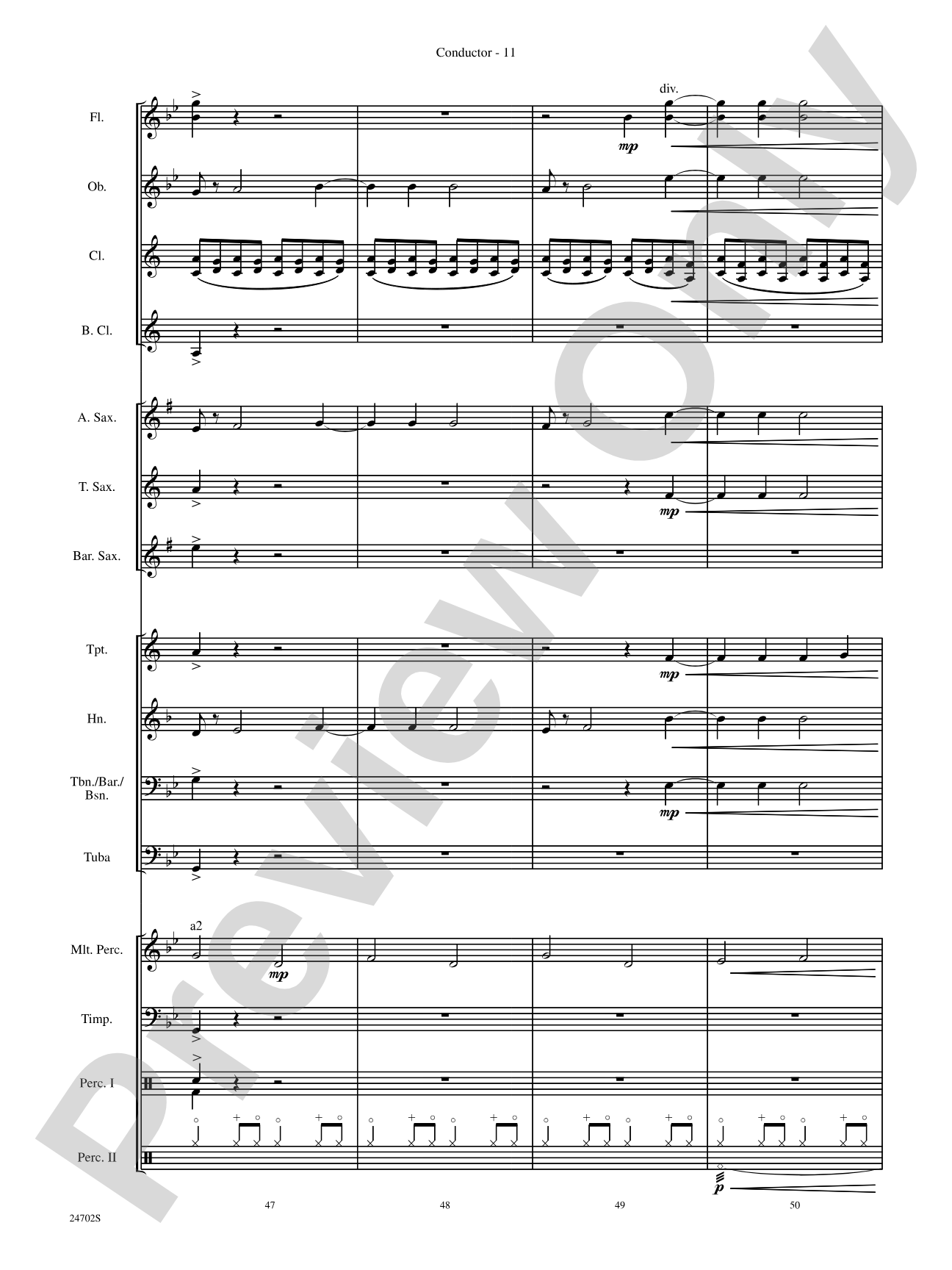 Symphonic Statement: Concert Band Conductor Score & Parts