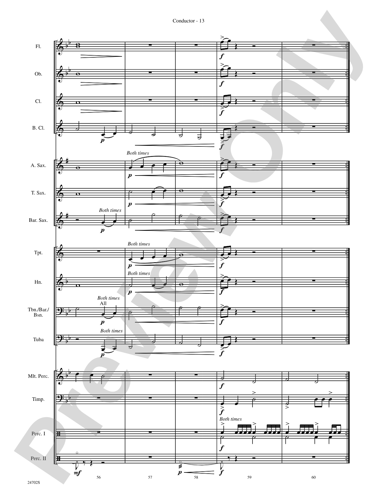 Symphonic Statement: Concert Band Conductor Score & Parts
